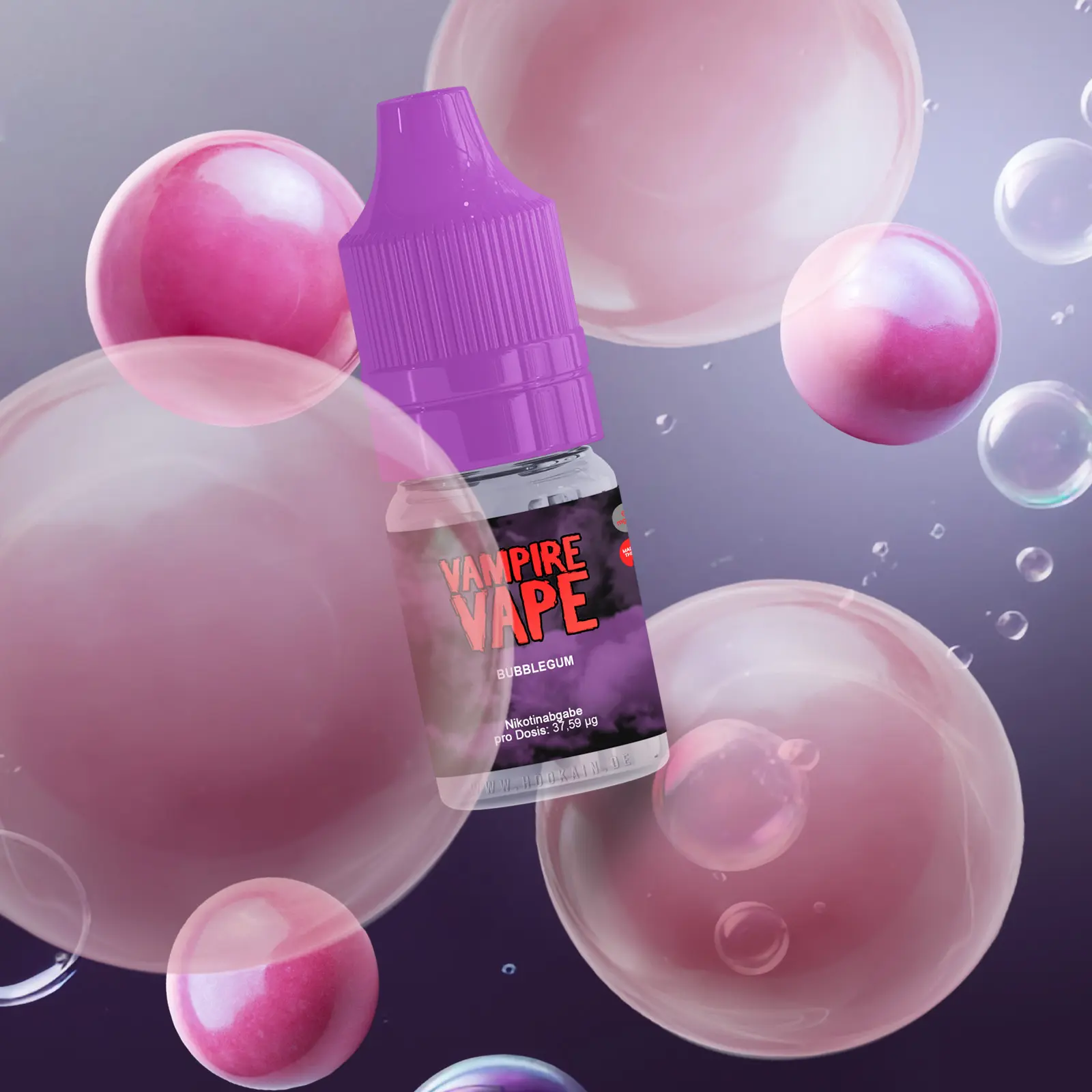 Vampire Vape - E-Liquid - Bubblegum - 10 ml - 12 mg Vampire Vape E-Liquid Bubblegum 10 ml 12mg | E-Liquid günstig online 1