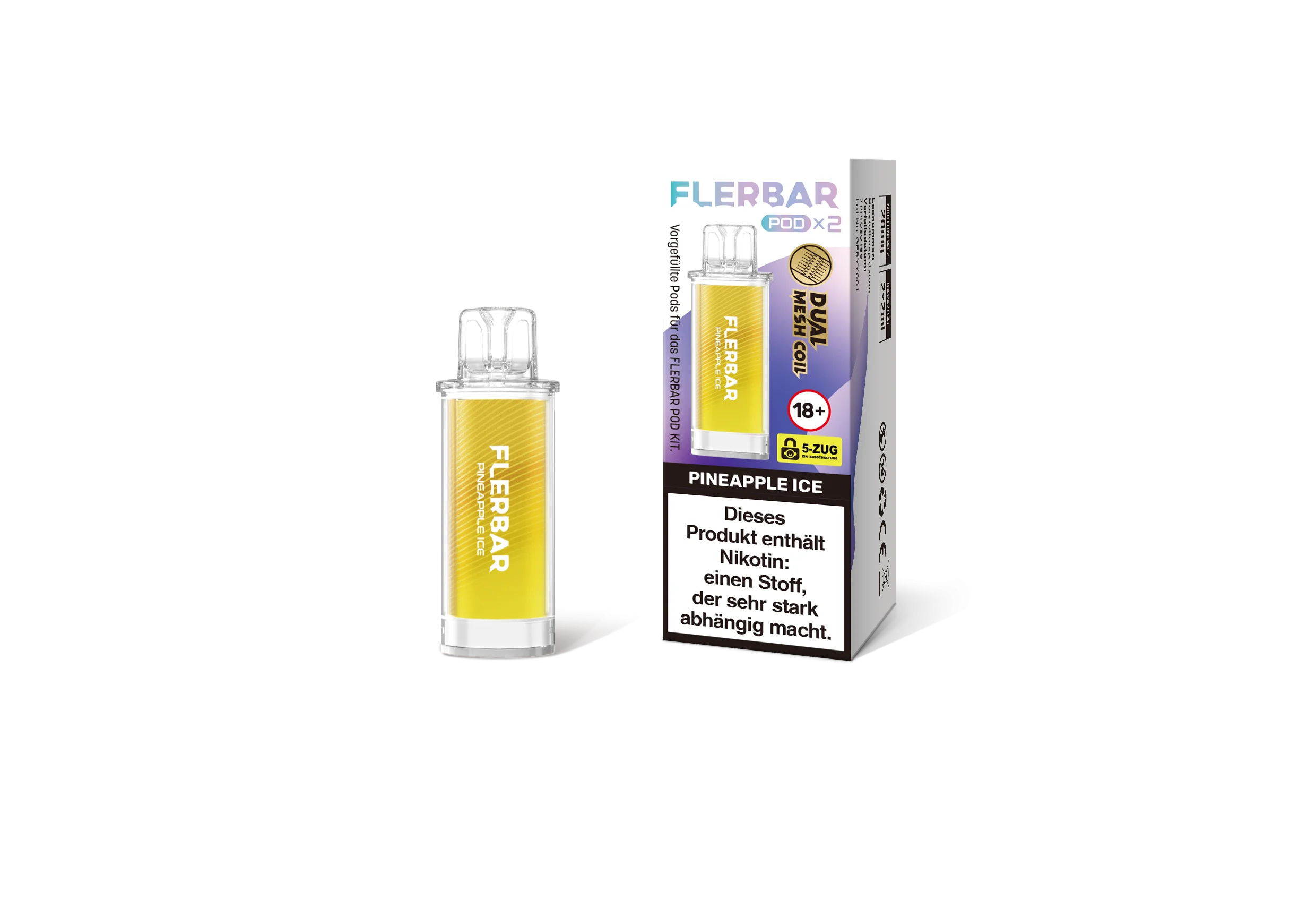 Flerbar Prefilled Pod Pineapple Ice 20 mg | Günstig online 2