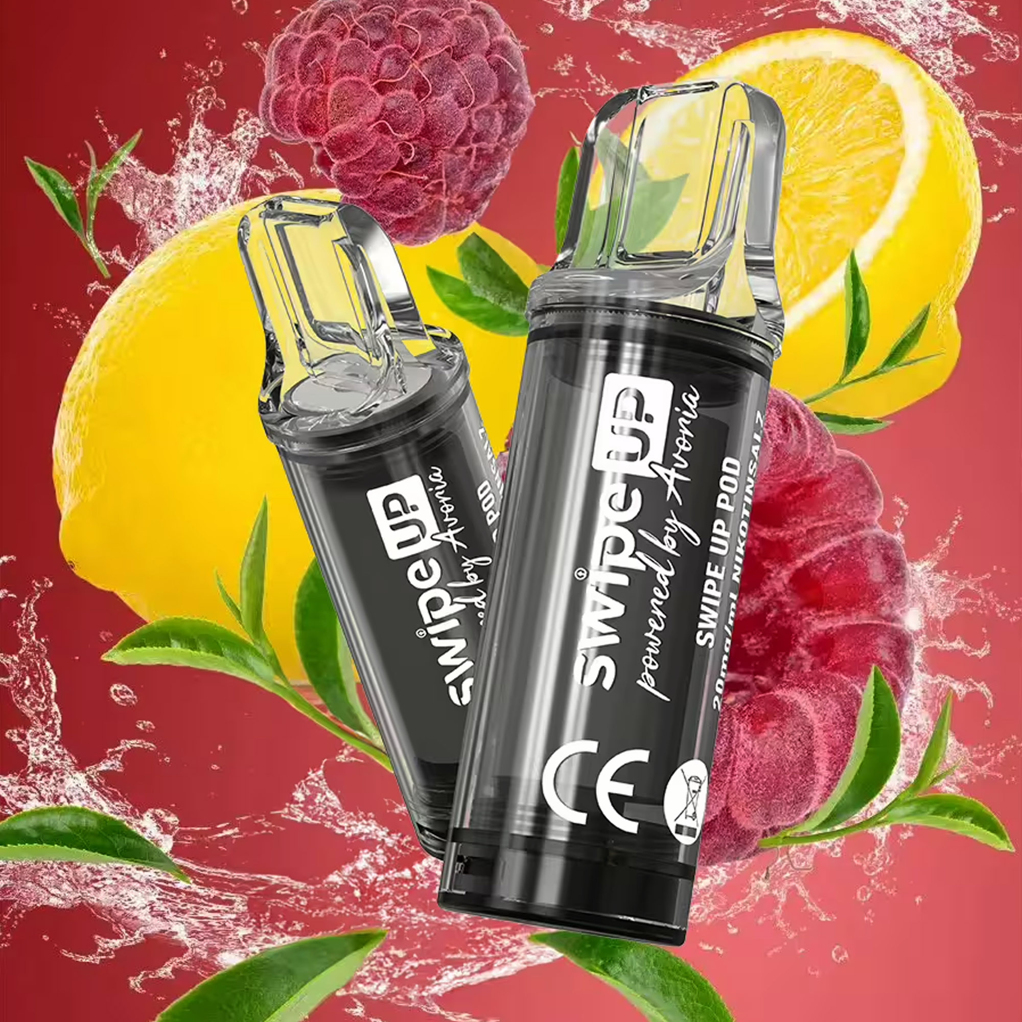 Swipe Up E-Liquid Prefilled Pods Himbeer Limonade von Avoria kaufen 1