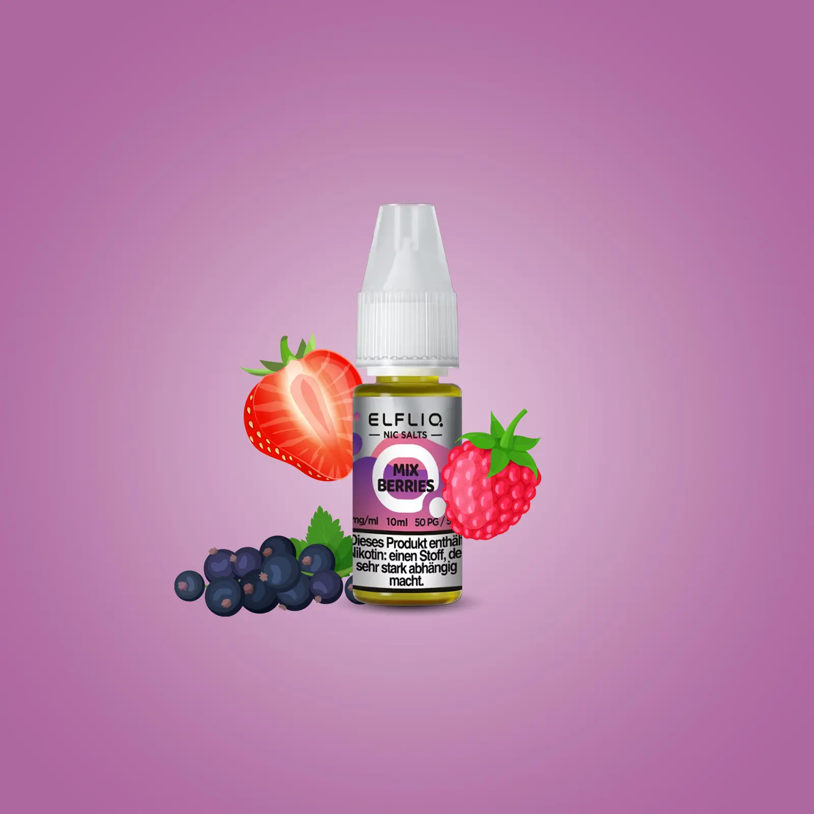 Elf Bar - ElfliQ - E-Liquid - Nikotinsalz - Mix Berries - 10 mg 1