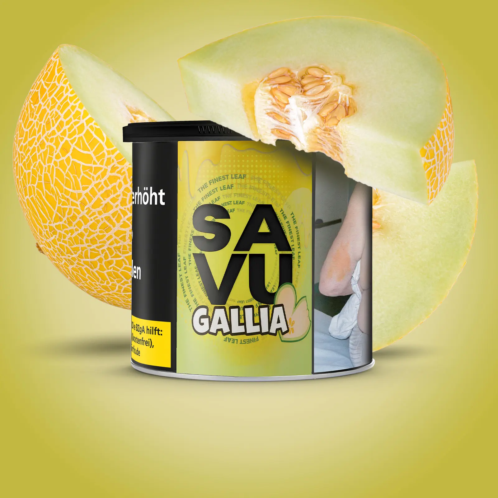 Savu Gallia Tabak 200 g – Honigmelone Premium Made in Germany 1