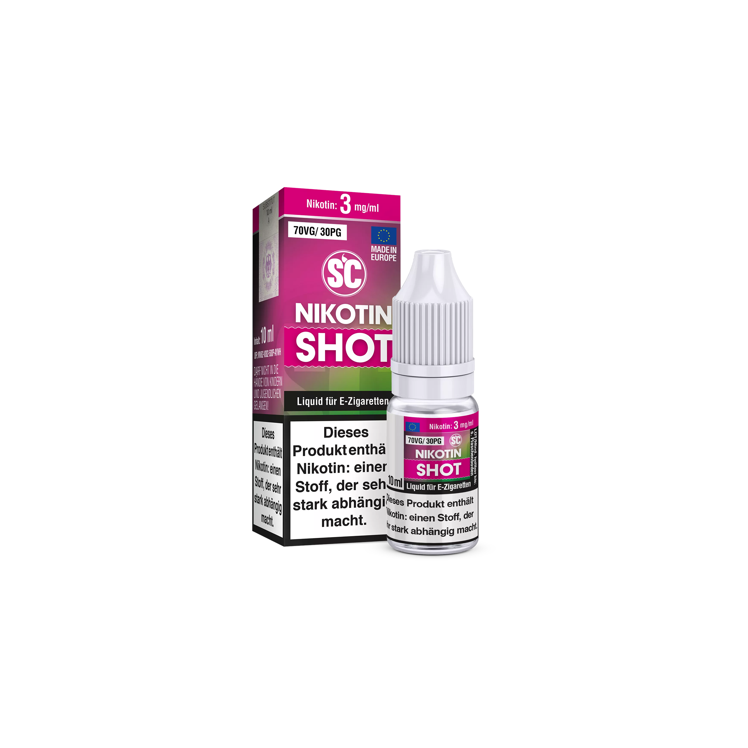 SC - Nikotin Shot - 70/30 - 10 ml - 20 mg