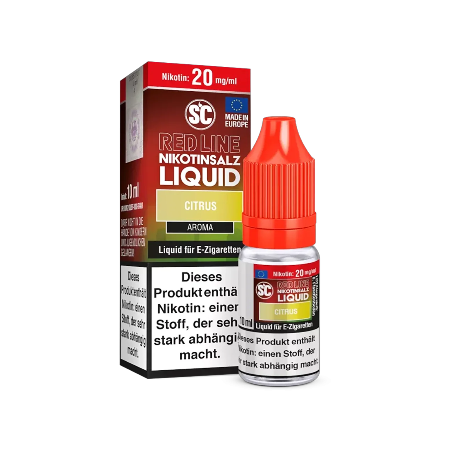 SC - E-Liquid - NicSalt - Red Line - Citrus - 10 ml - 20 mg