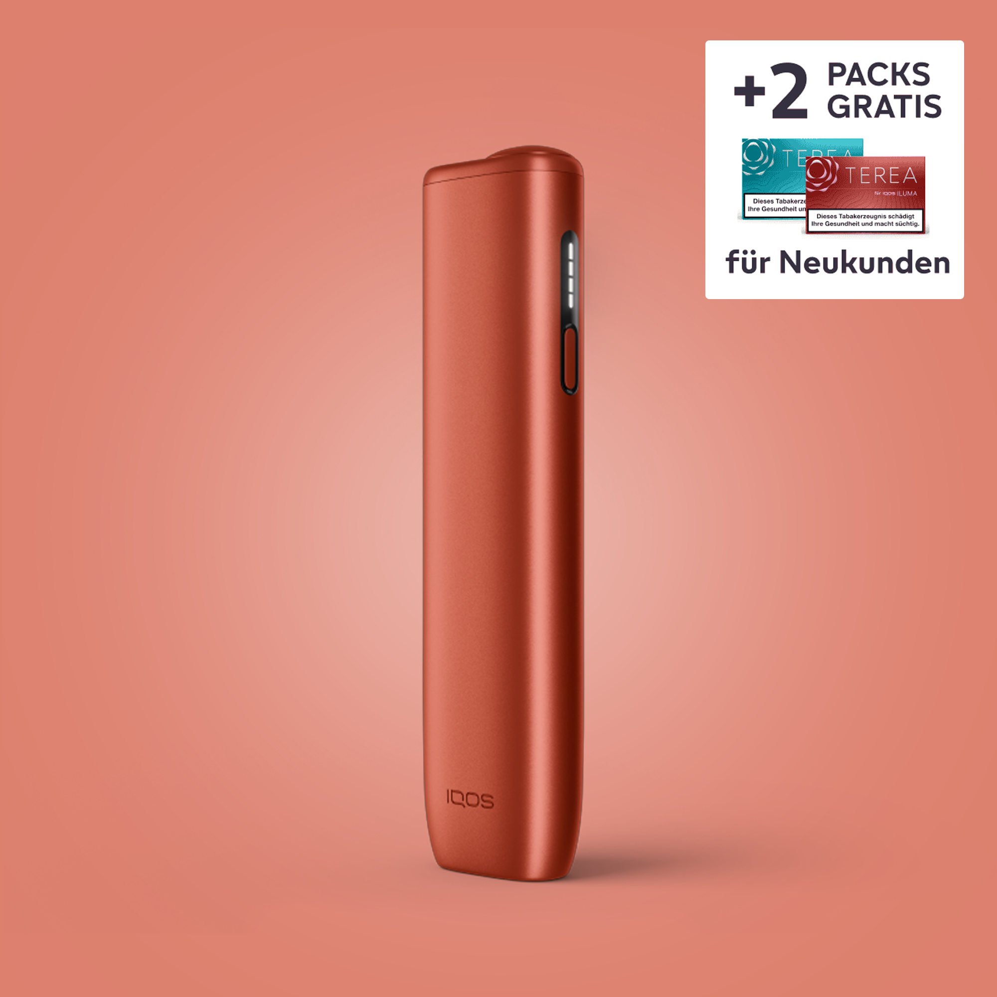 IQOS ILUMA i ONE KIT Vivid Terracotta - Tabakerhitzer1