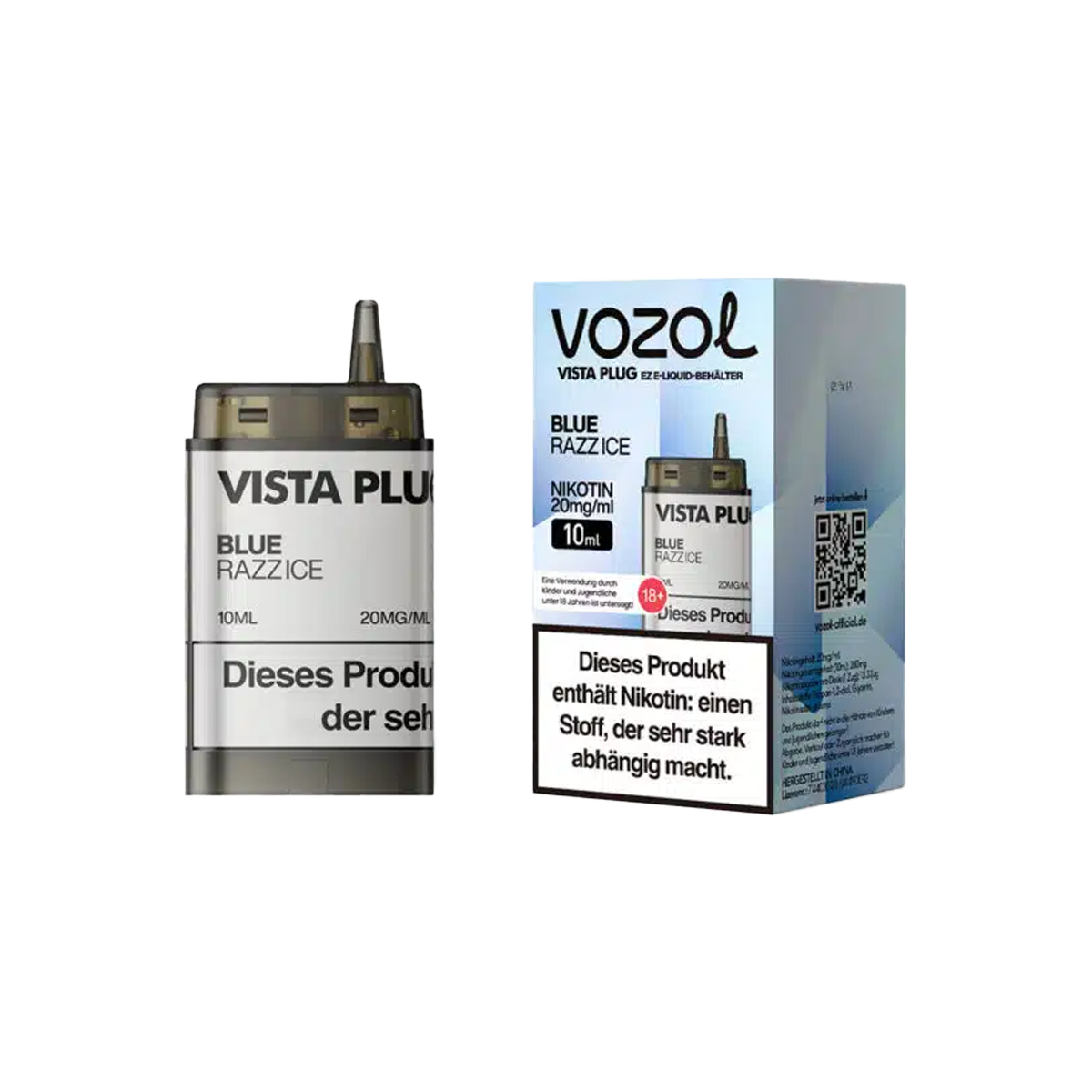 Vozol - Vista Plug Set - EZ Pod - Blue Razz Ice + Empty Pod