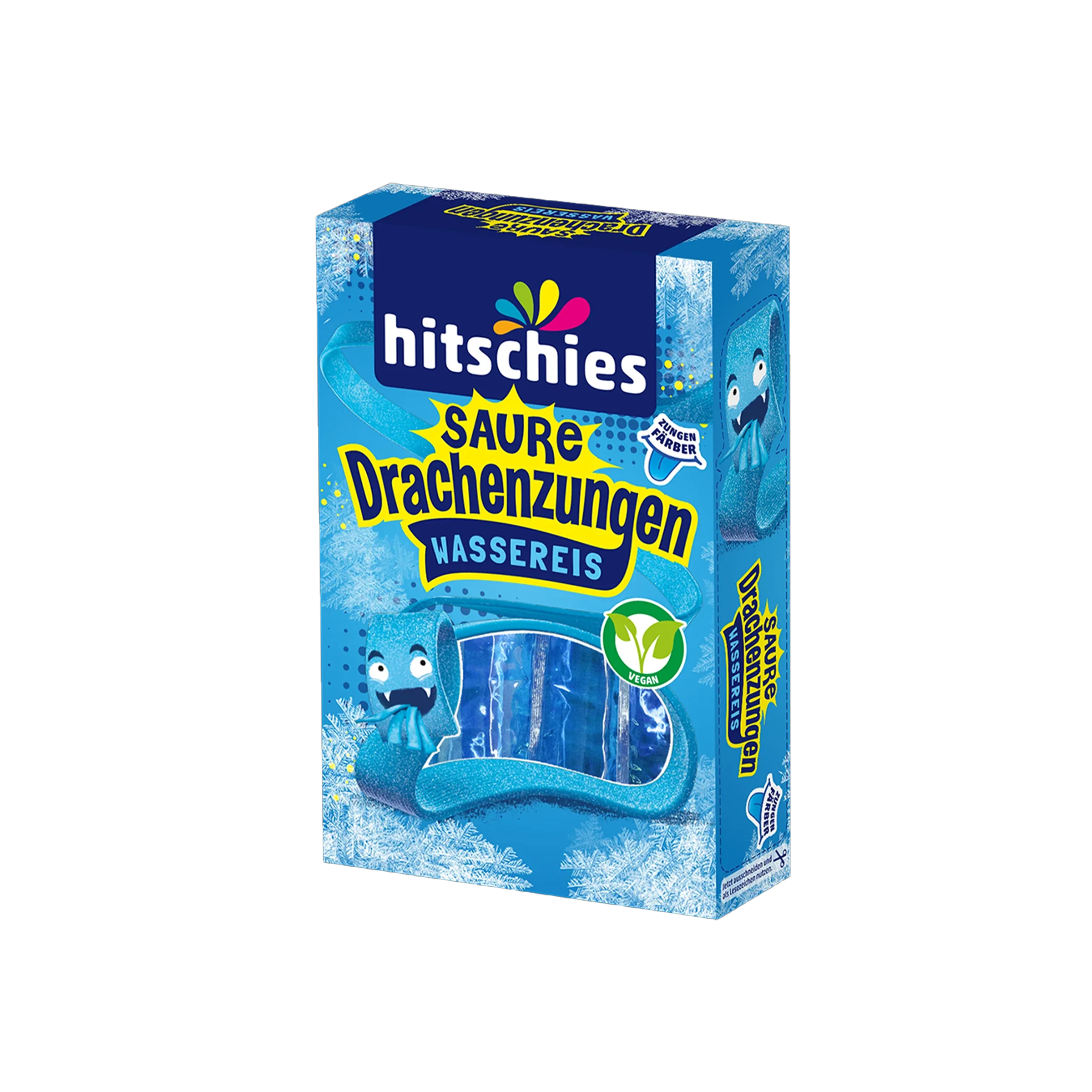 Hitschies - Saure Drachenzungen - Wassereis - Blau - 400 ml 1