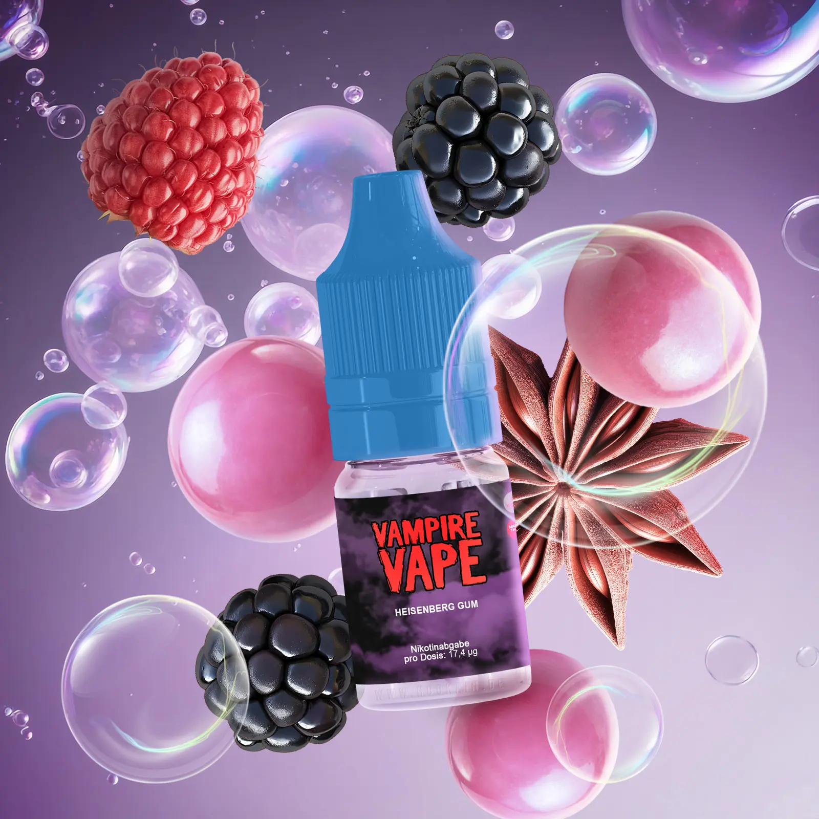 Vampire Vape E-Liquid Heisenberg Gum 10 ml 6 mg | E-Liquid günstig online 1 Vampire Vape E-Liquid Heisenberg Gum 10 ml 6 mg | E-Liquid günstig online 1