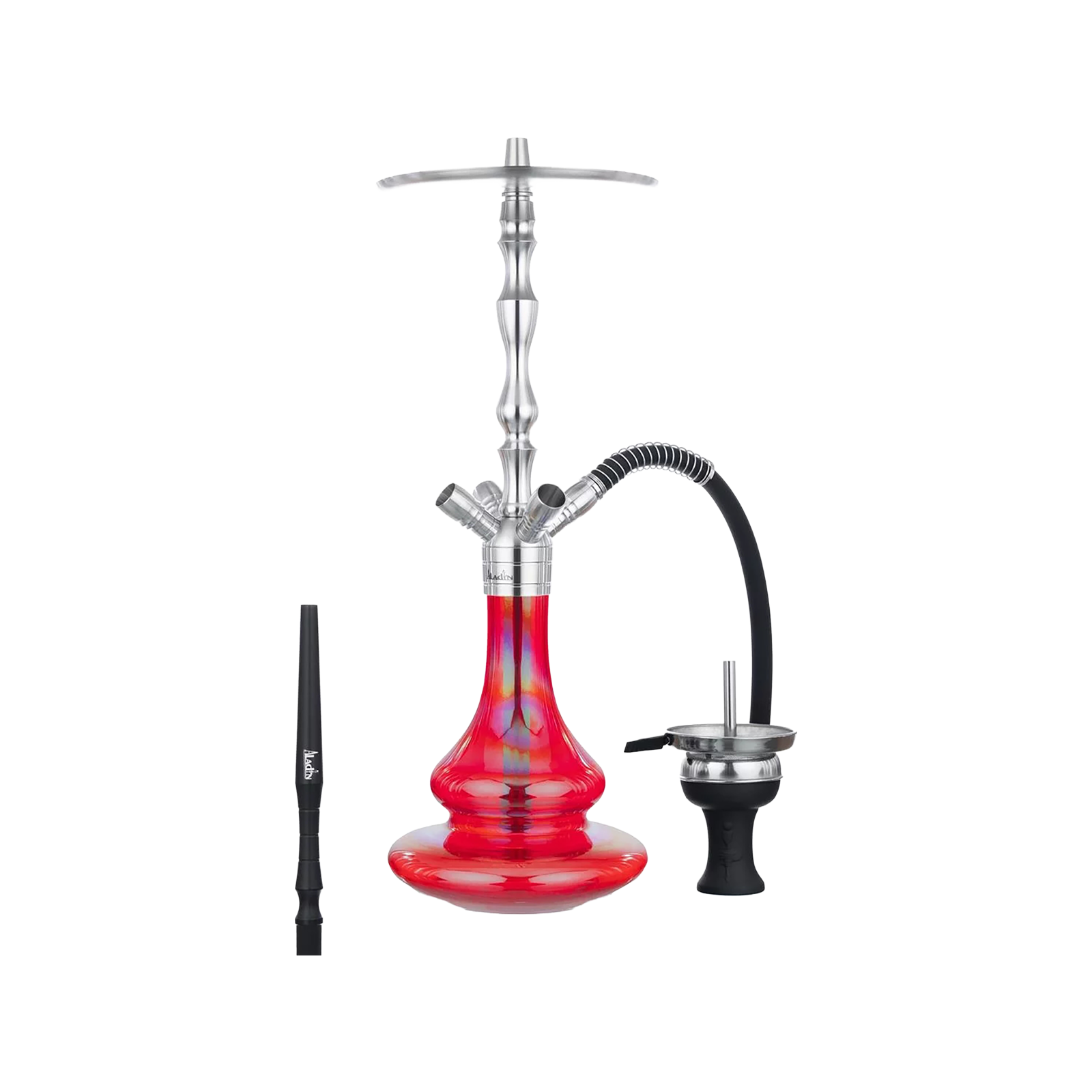 Aladin MVP 500 Rot – 50cm Shisha mit Zubehör 1
