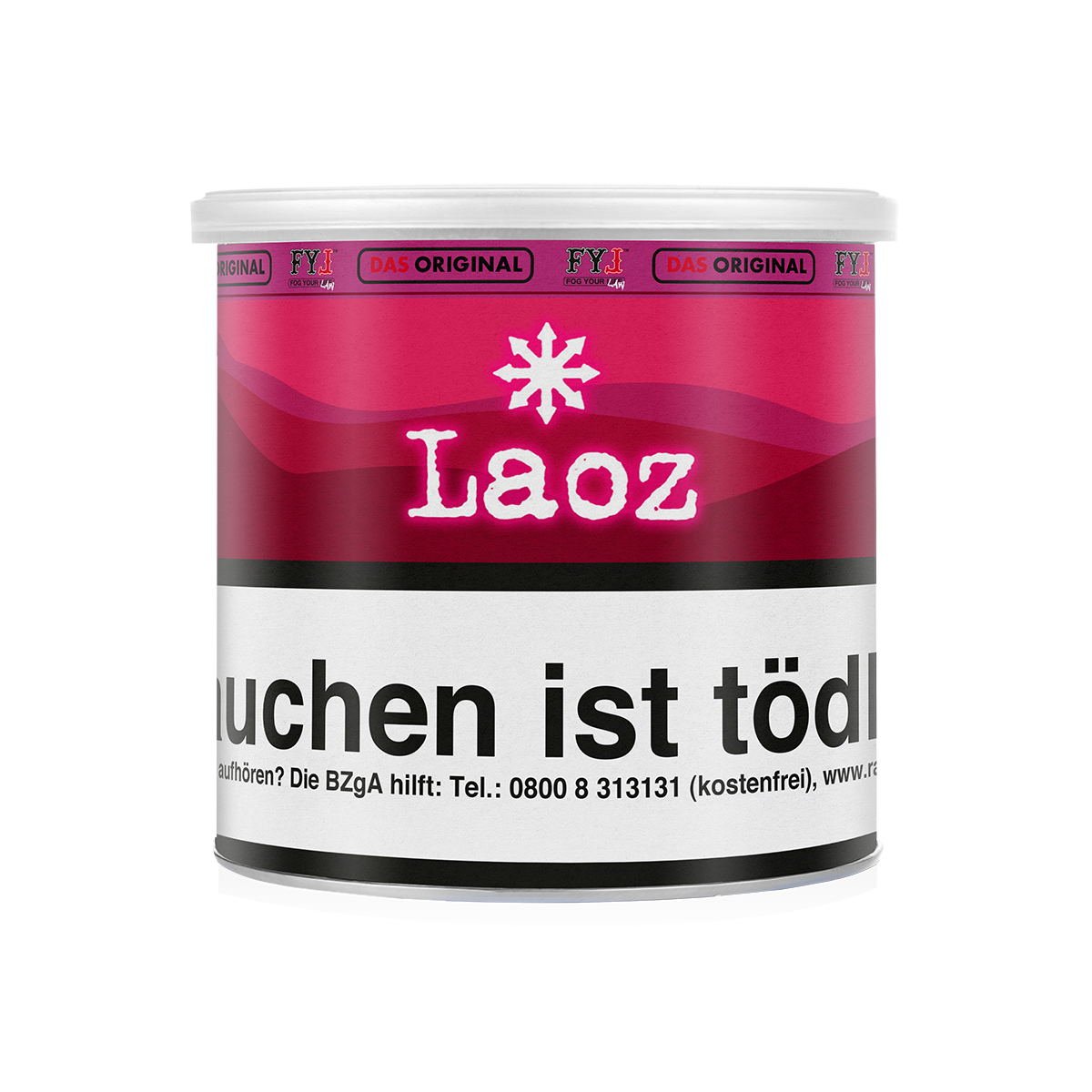 Fog Your Law Dark - Laoz - Schwarzer Peifentabak Dry Base - 65 g1-1-1
