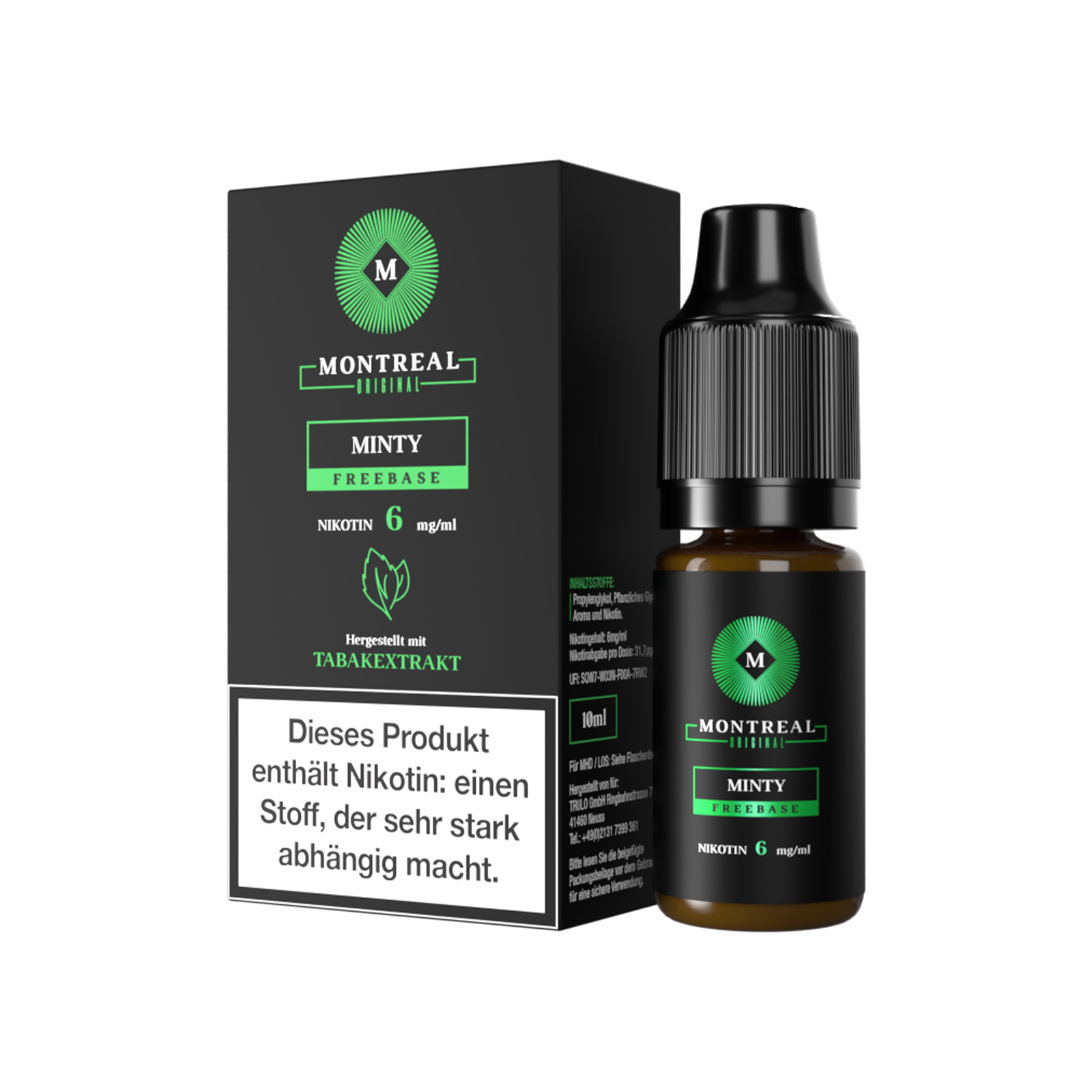 Montreal - Nikotinsalz Liquid - Minty - 10 ml 1