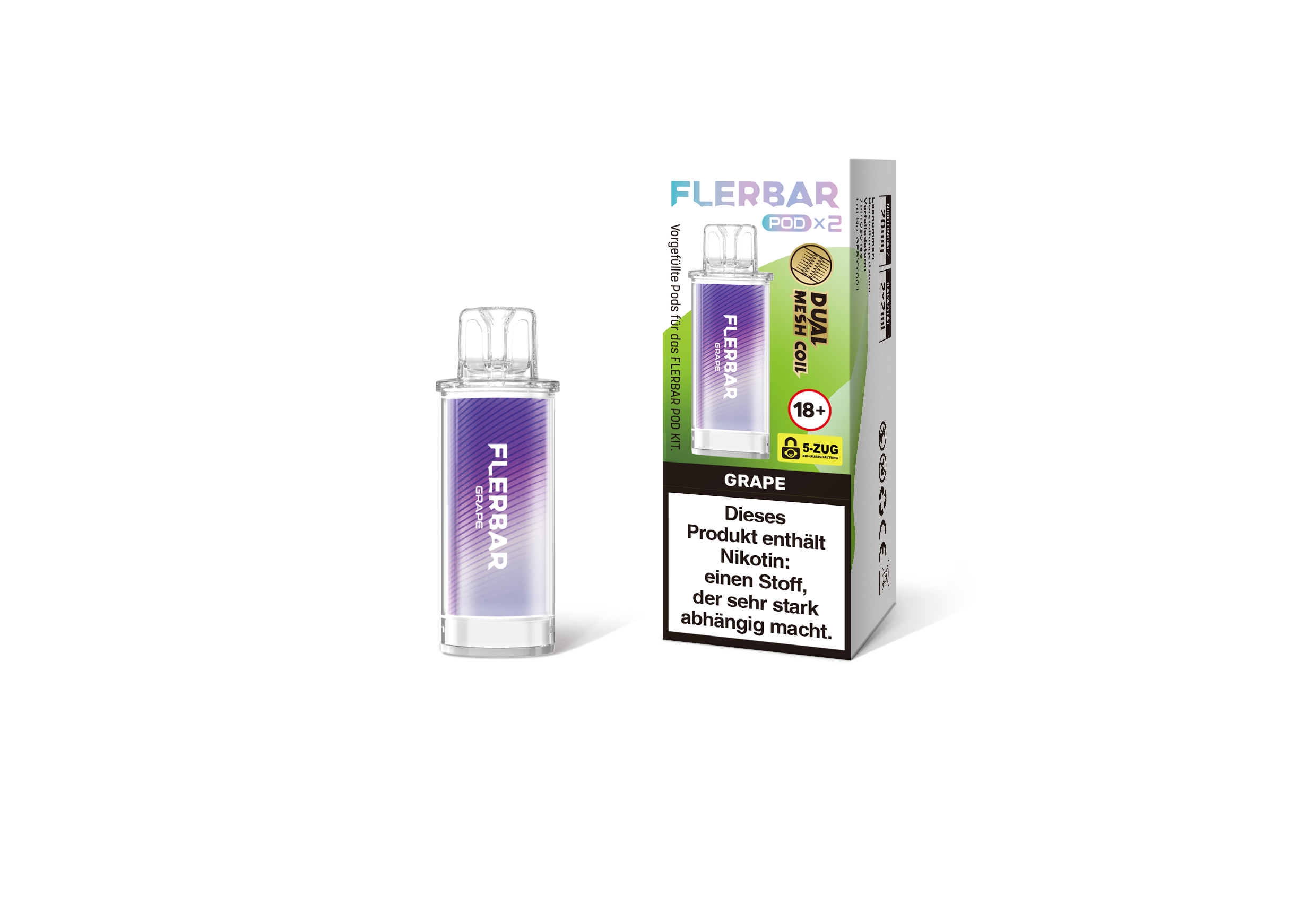 Flerbar Prefilled Pod Grape 20 mg | Günstig Online 2