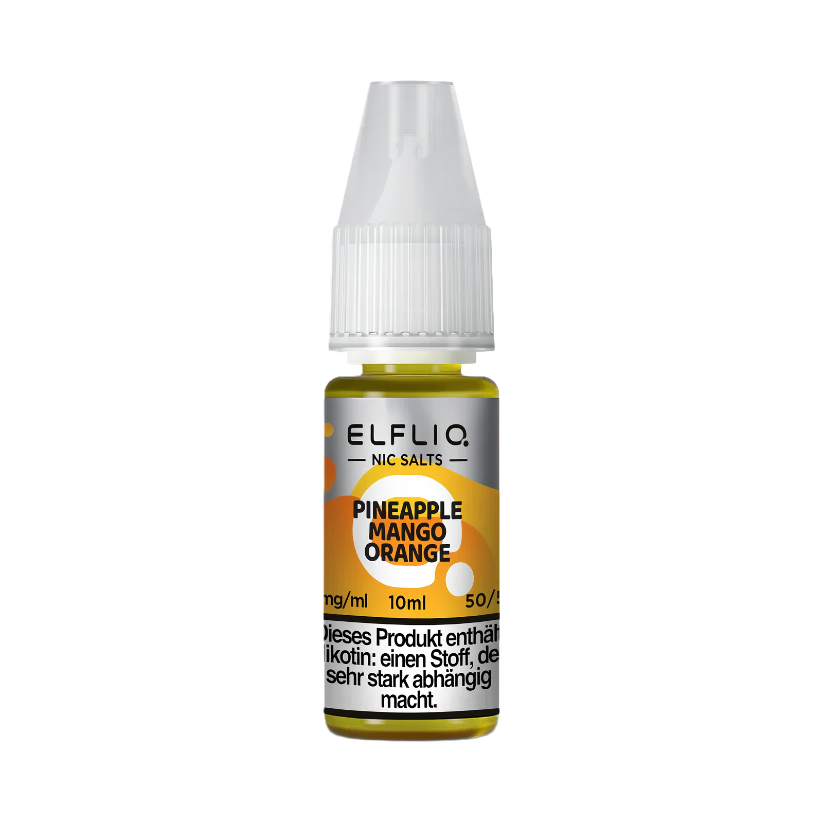 Elf Bar - ElfliQ - E-Liquid - Nicotine Salt - Pineapple Mango Orange - 20 mg