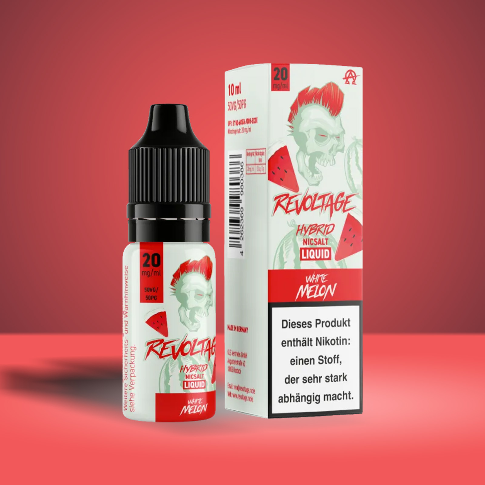 Revoltage - E-Liquid - Nikotinsalz - White Melon - 10 ml - 20 mg 1