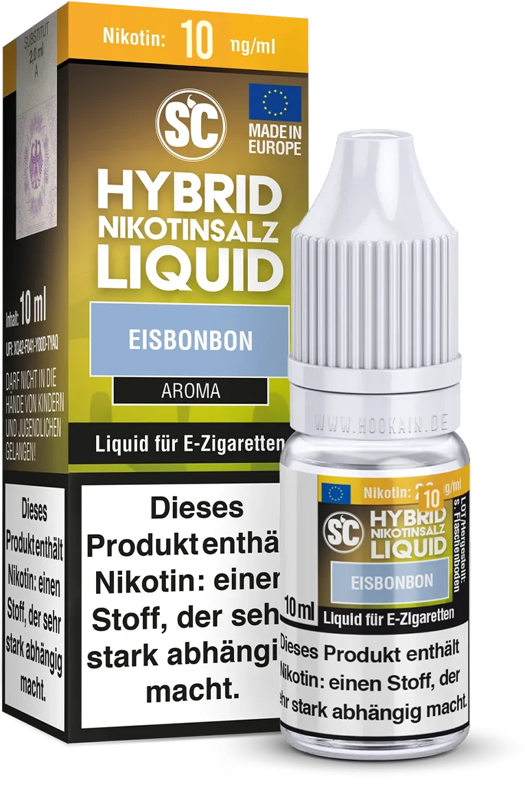 SC - E-Liquid - Hybrid Nikotinsalz - Eisbonbon - 10 ml - 10 mg 2