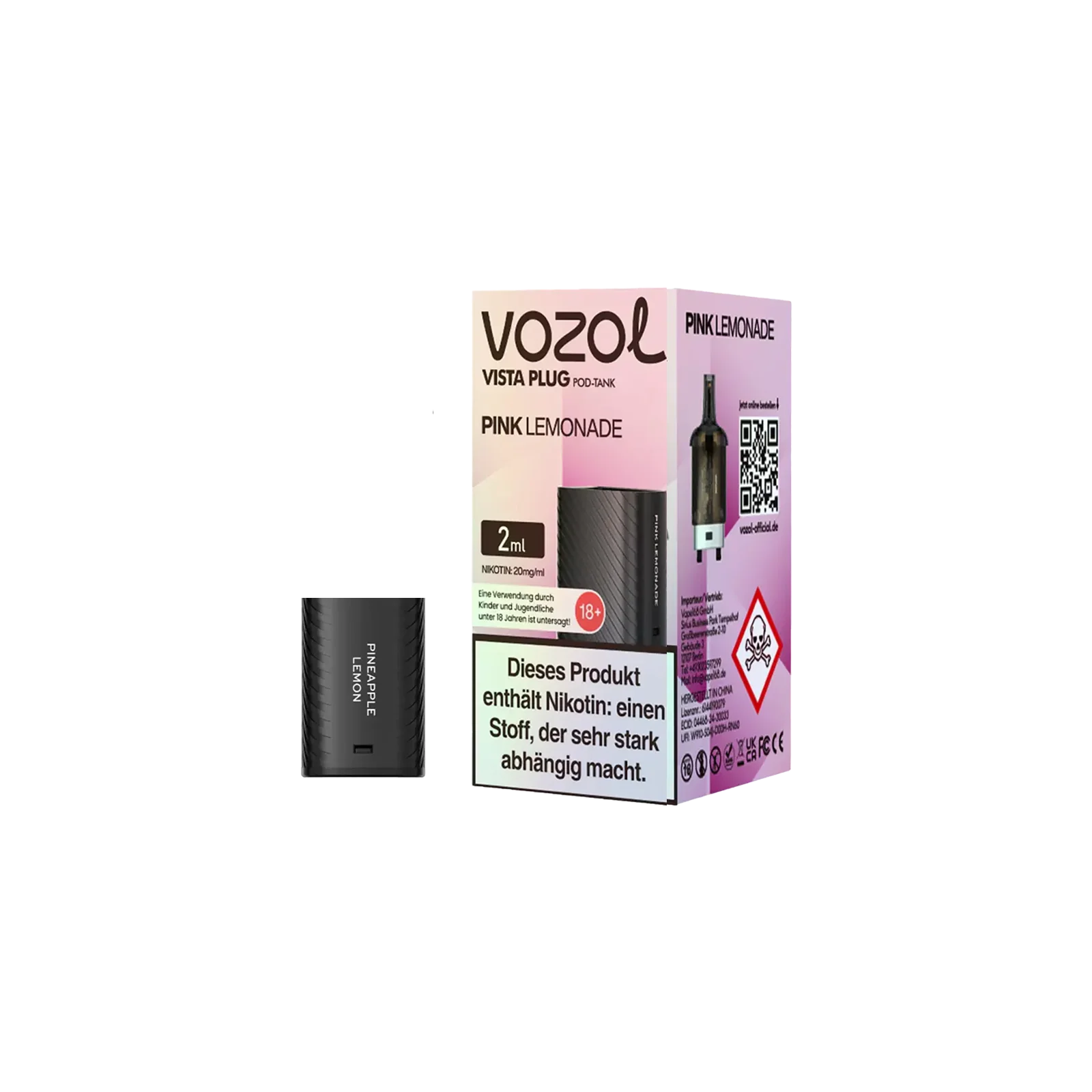 Vozol Vista Plug Verdampfer Pod 2ml – Frischer Geschmack