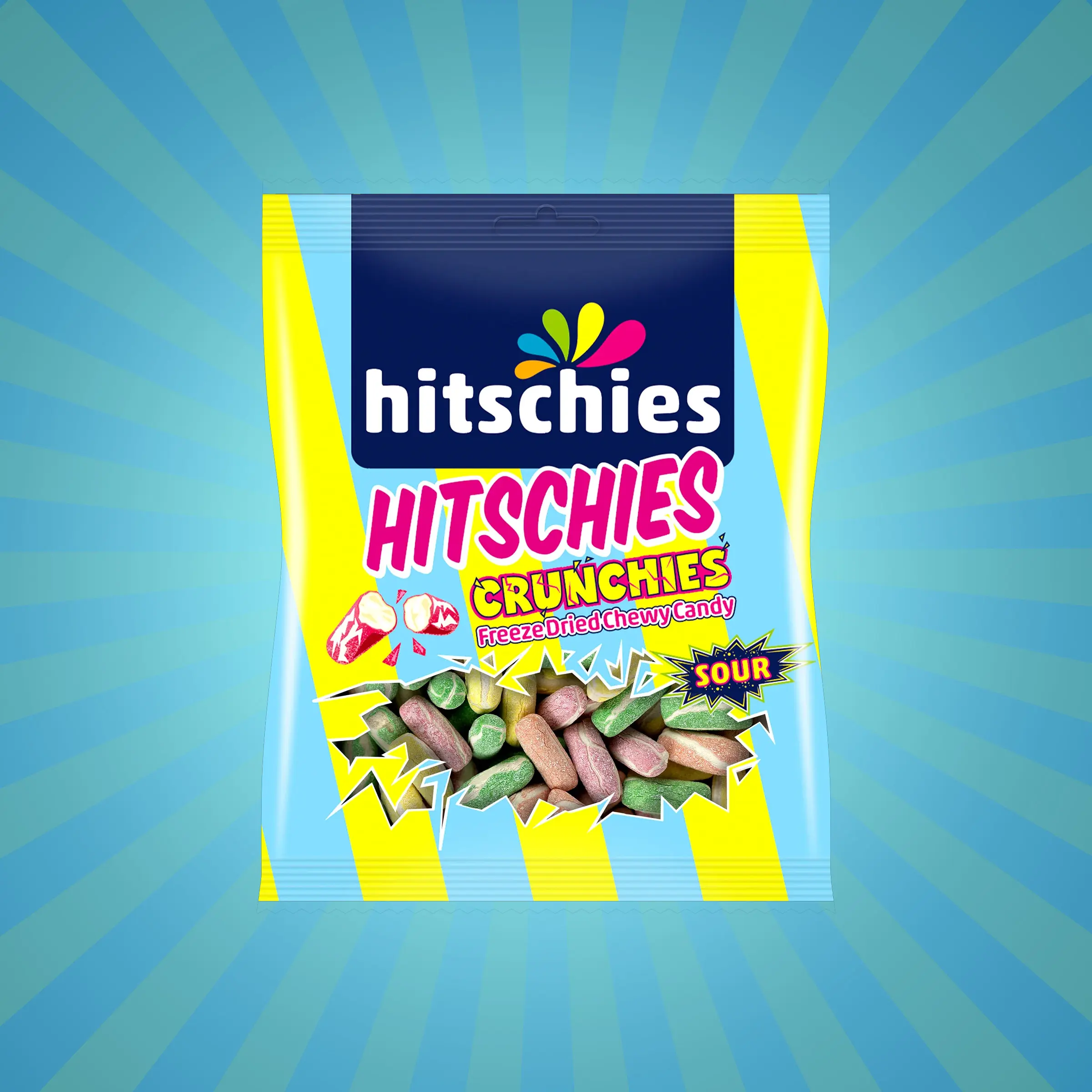 Hitschies - Kaubonbon Crunchies Sour Mix - 75 g 1