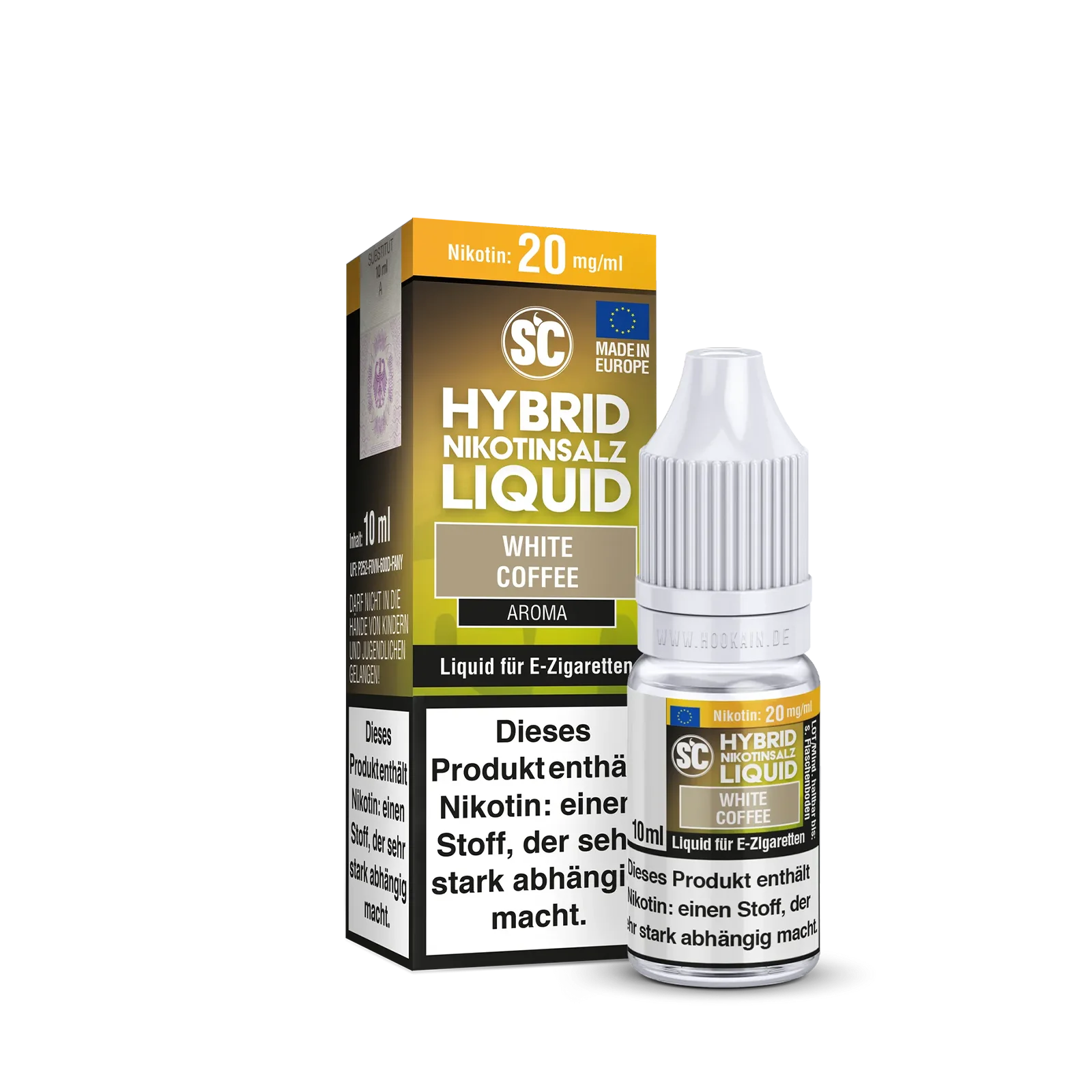 SC - E-Liquid - Hybrid Nikotinsalz - White Coffee - 10 ml - 20 mg 2