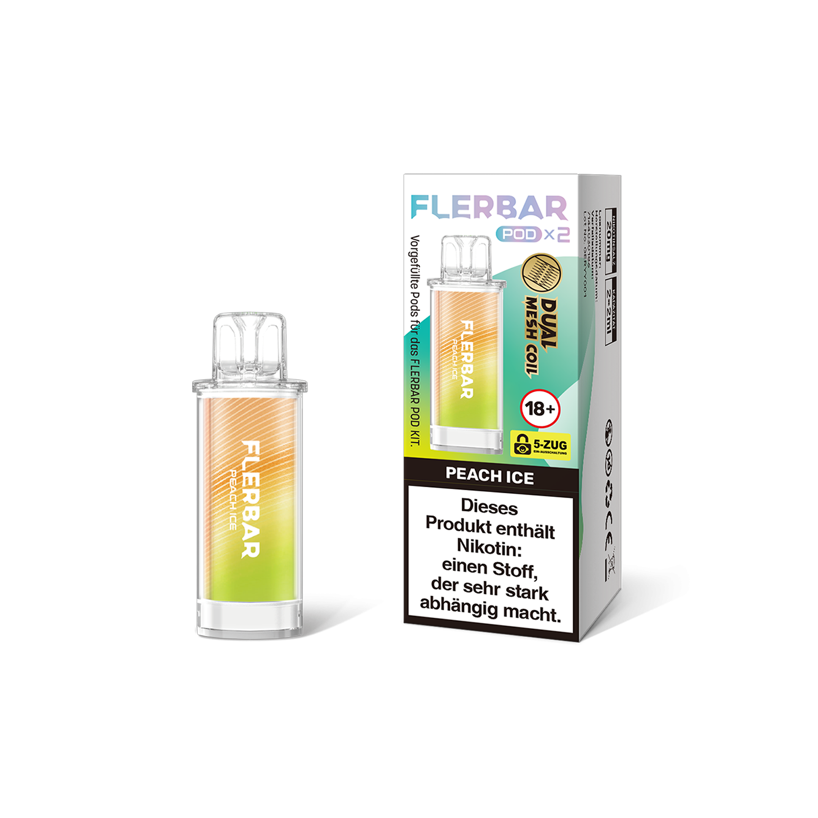 Flerbar - Prefilled Pod - Peach Ice