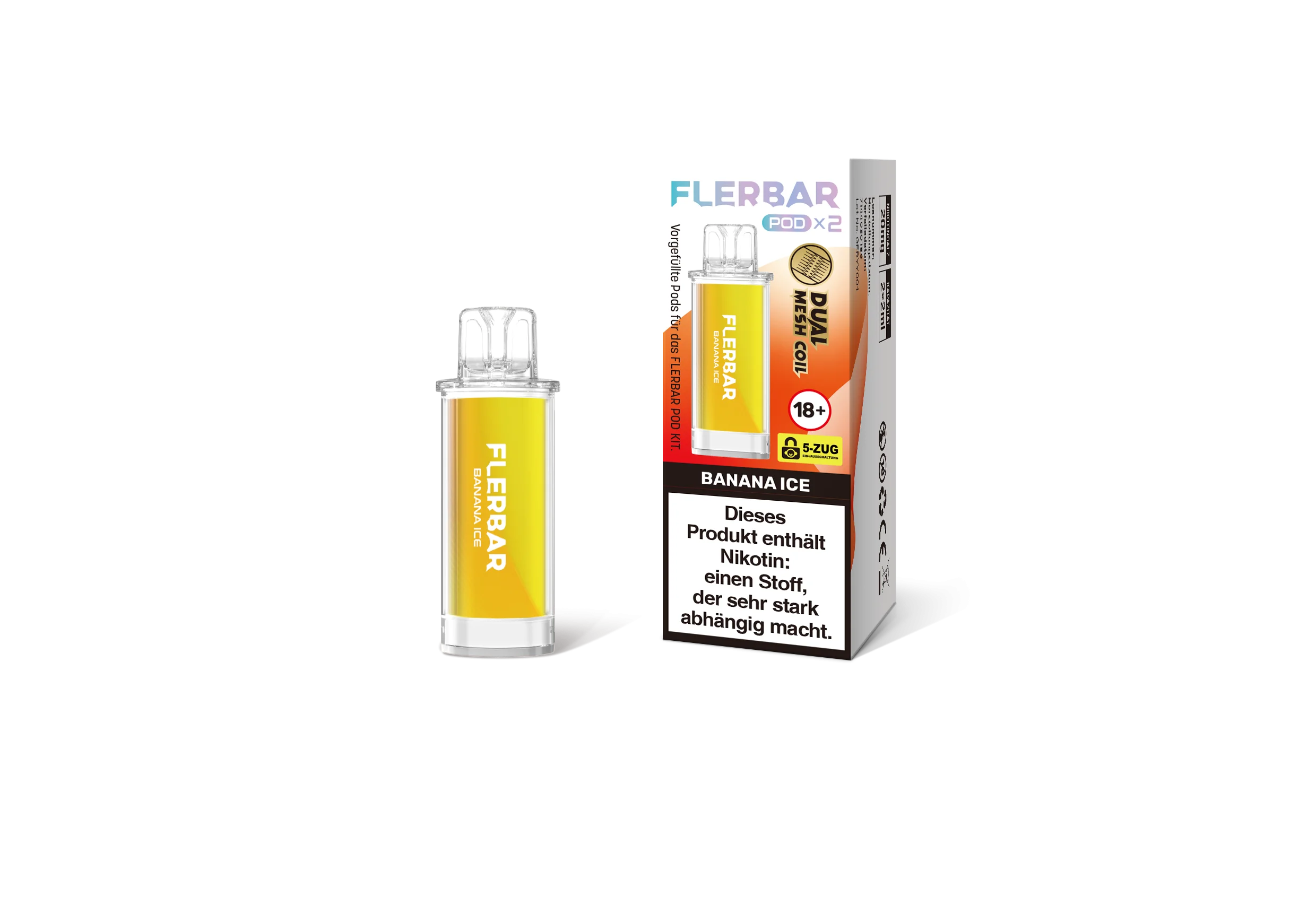 Flerbar - Prefilled Pod - Banane Ice