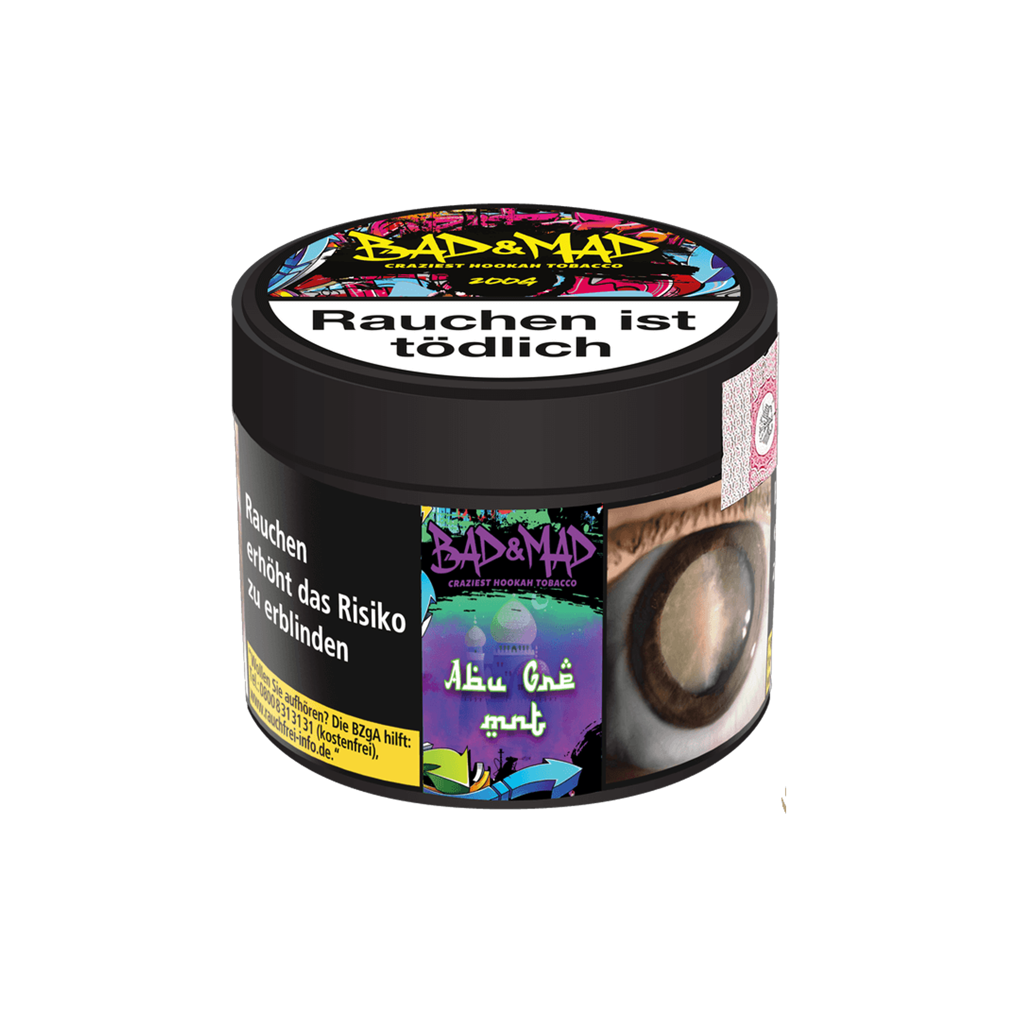 Bad & Mad Abu Grape Mint 200 g | Shisha Tabak Sorten günstig bestellen 2