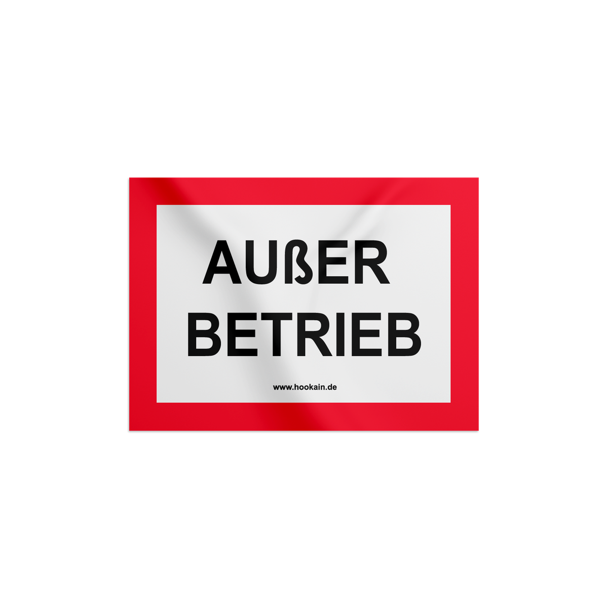 Hookain - Sticker -  Ausser Betrieb - Lustige Party Aufkleber - 7 x 5 cm