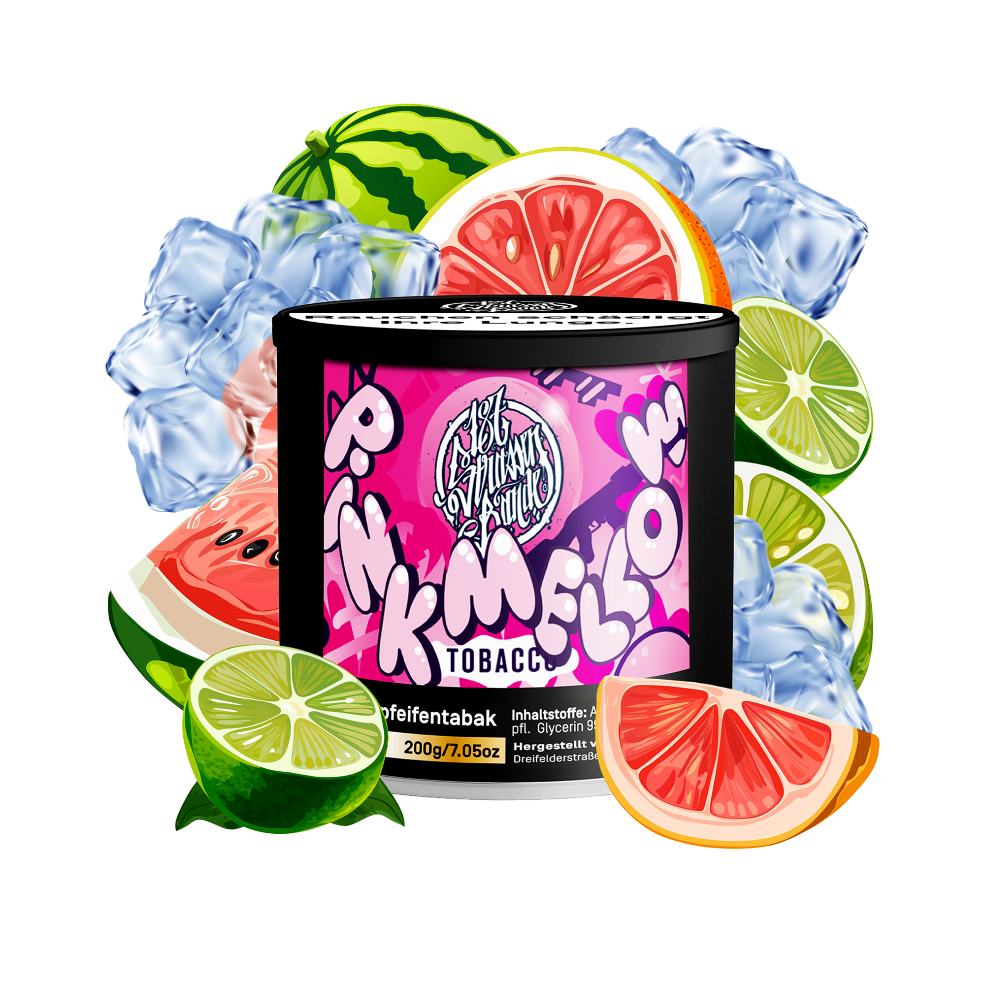 187 Strassenbande #16 PINK MELLOW | 200 g Shisha Tabak bestellen 1