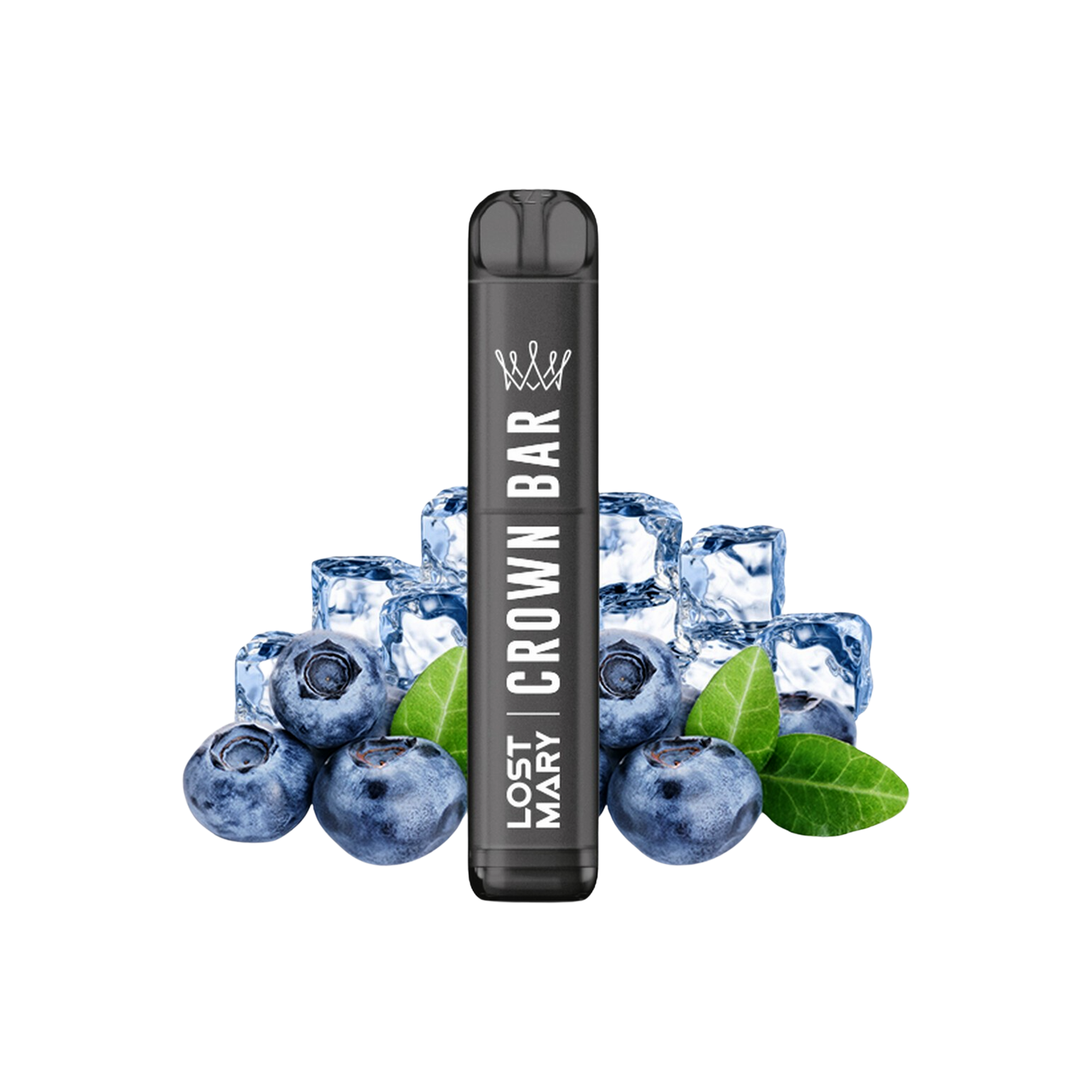 Crown Bar - Einweg-Vape - Blueberry Ice - 20 mg | Alle neuen Sorten günstig online kaufen - Hookain E-Shisha Onlineshop