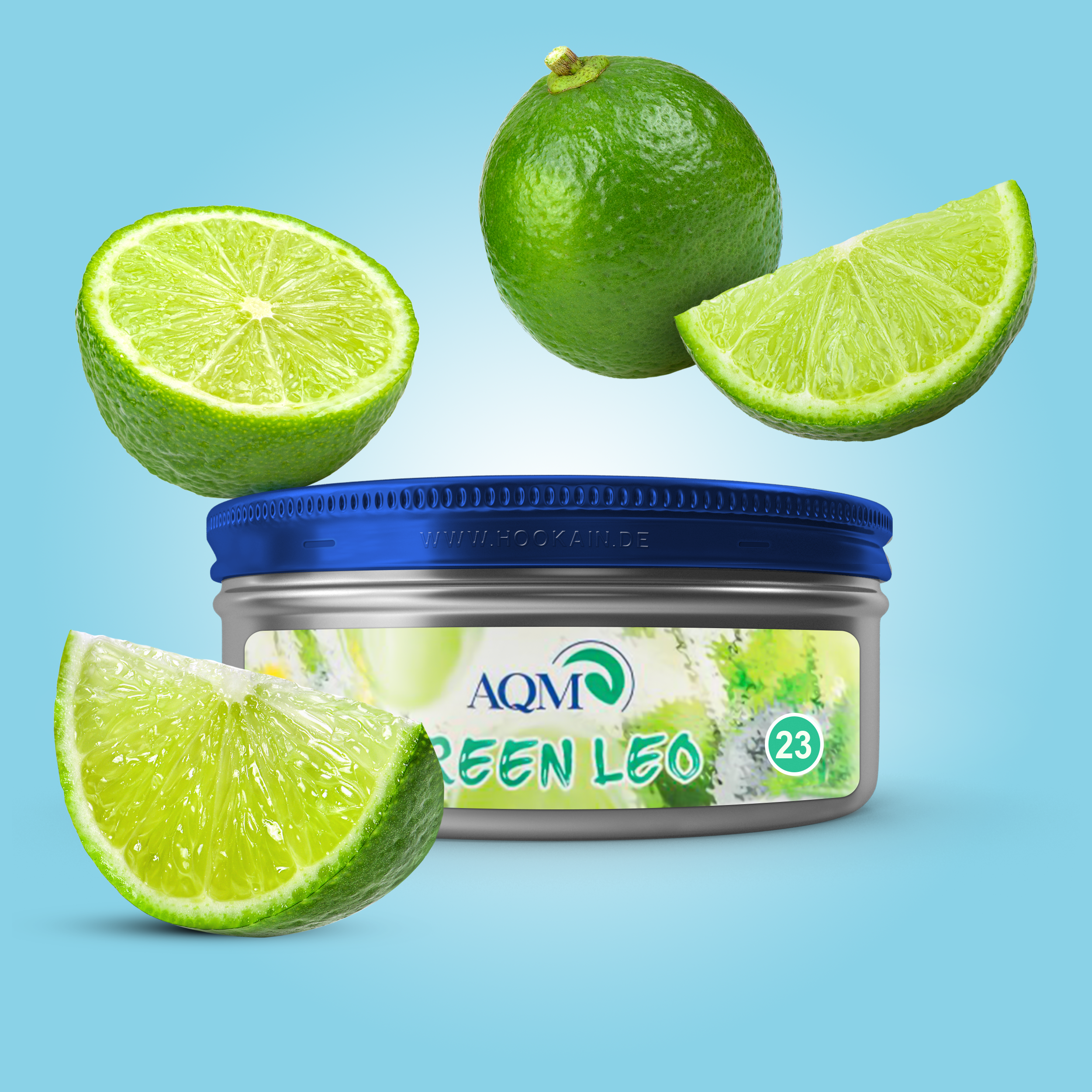 Aqua Mentha Green Leo 200 g Shishatabak g&uuml;nstig kaufen 1