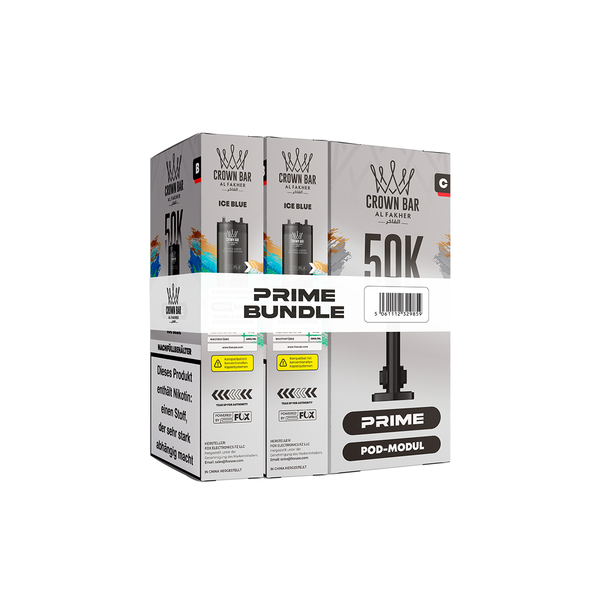 Al Fakher - Hypermax - Prime - 50K - Pod - Ice Blue
