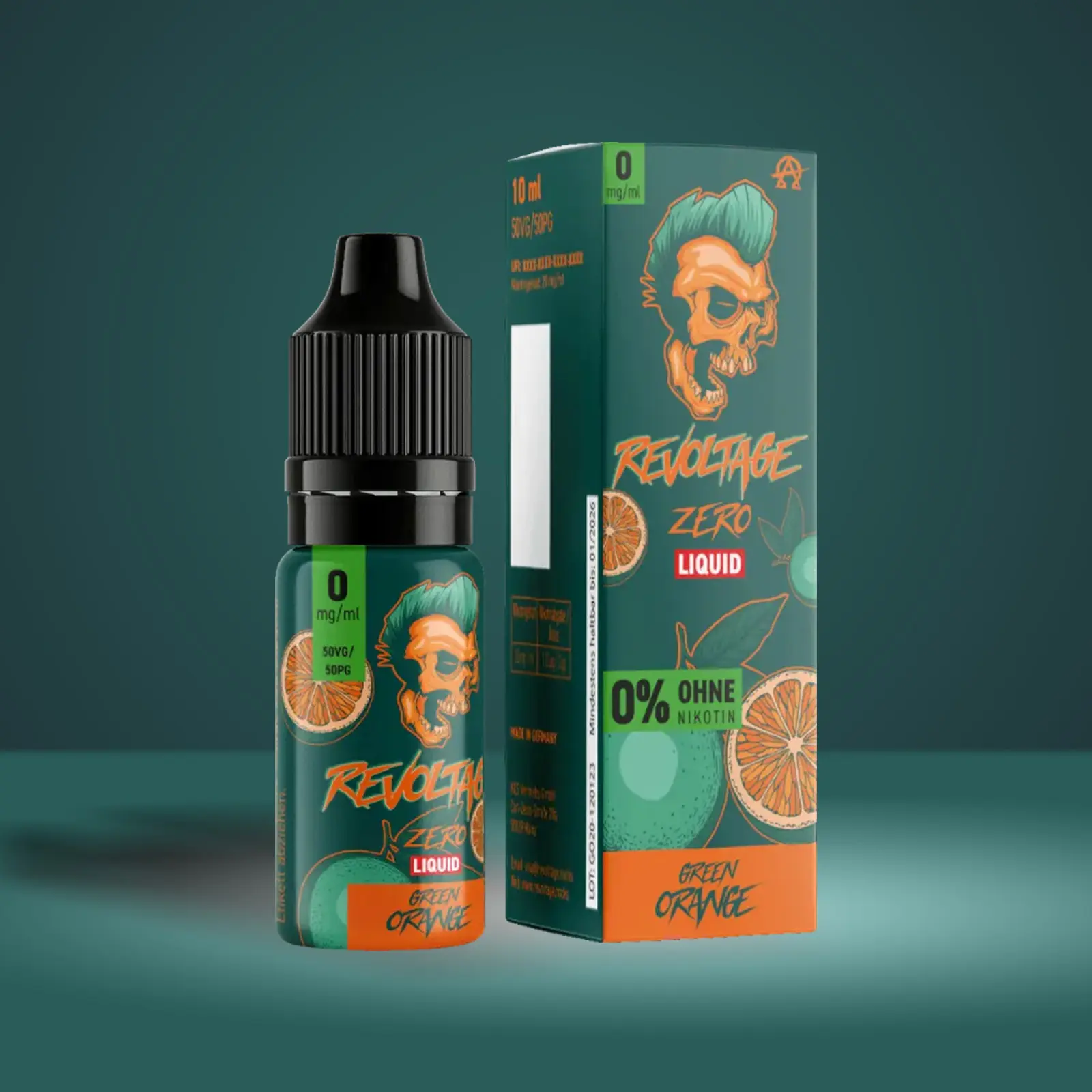 Revoltage - E-Liquid - Nikotinsalz - Green Orange - 10 ml - 0 mg 1