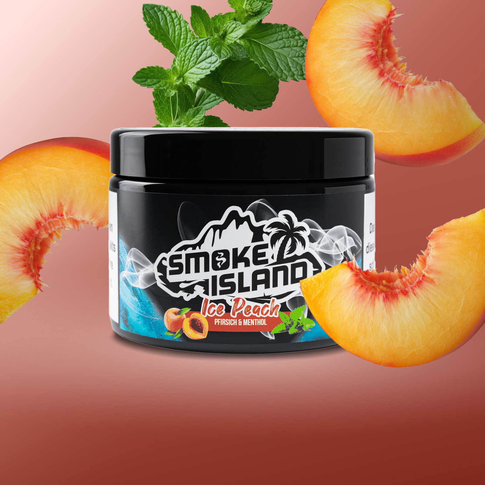 Smoke Island - nicotine free - Ice Peach - 200 g 