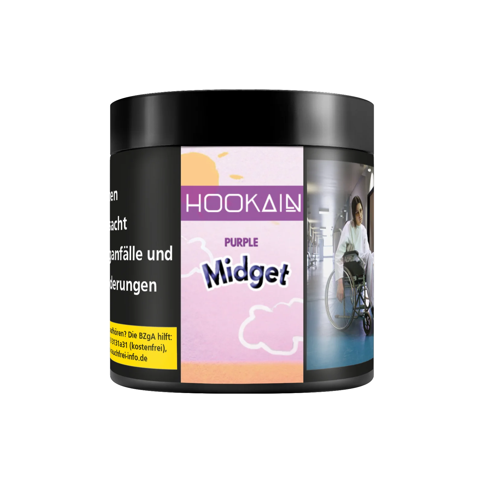Hookain Purple Midget 50g – Erdbeere, Heidelbeere & Vanille Shishatabak  2