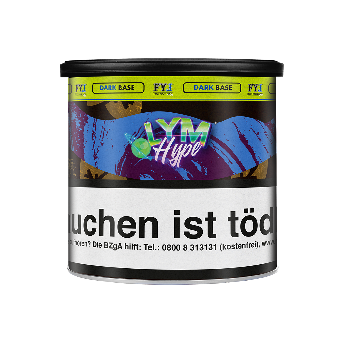 Fog Your Law Dark - Lym Hype - Schwarzer Peifentabak Dry Base - 65 g1-1-1
