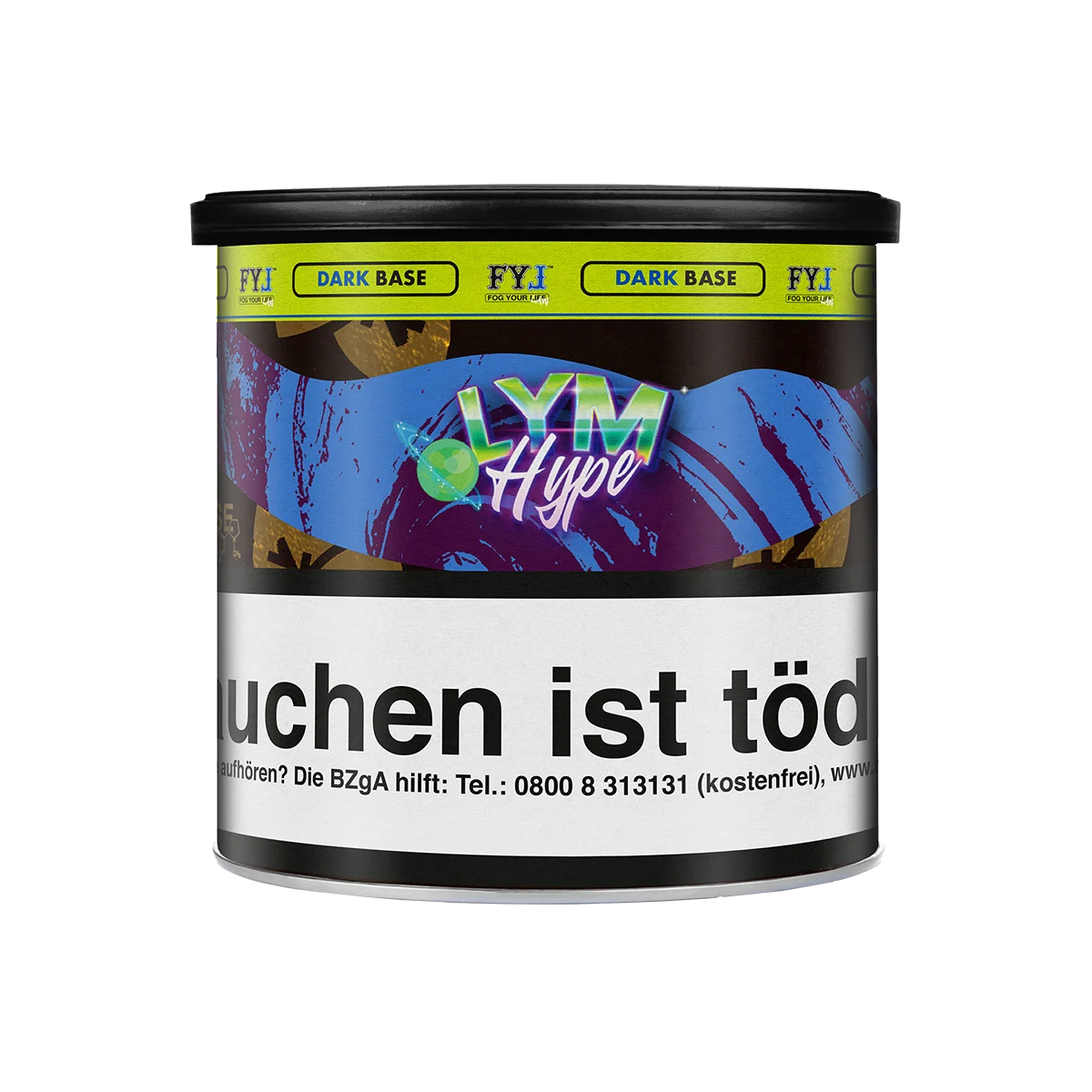 Fog Your Law Dark - Lym Hype - Schwarzer Peifentabak Dry Base - 65 g1-1-1