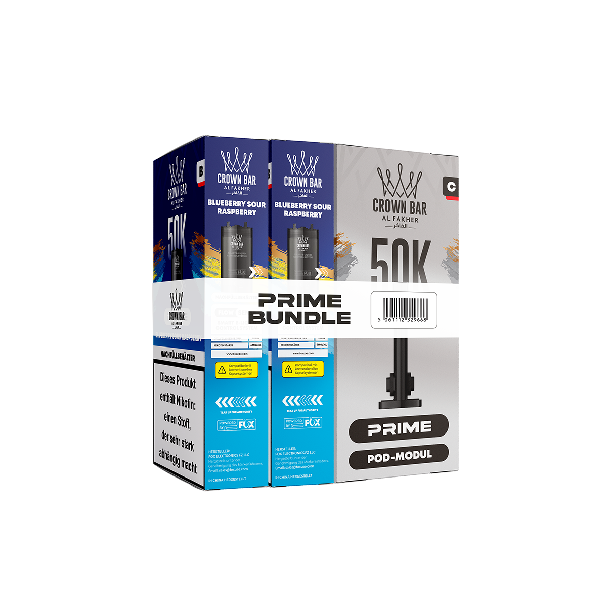 Al Fakher - Hypermax - Prime - 50K - Pod - Blueberry Sour Raspberry