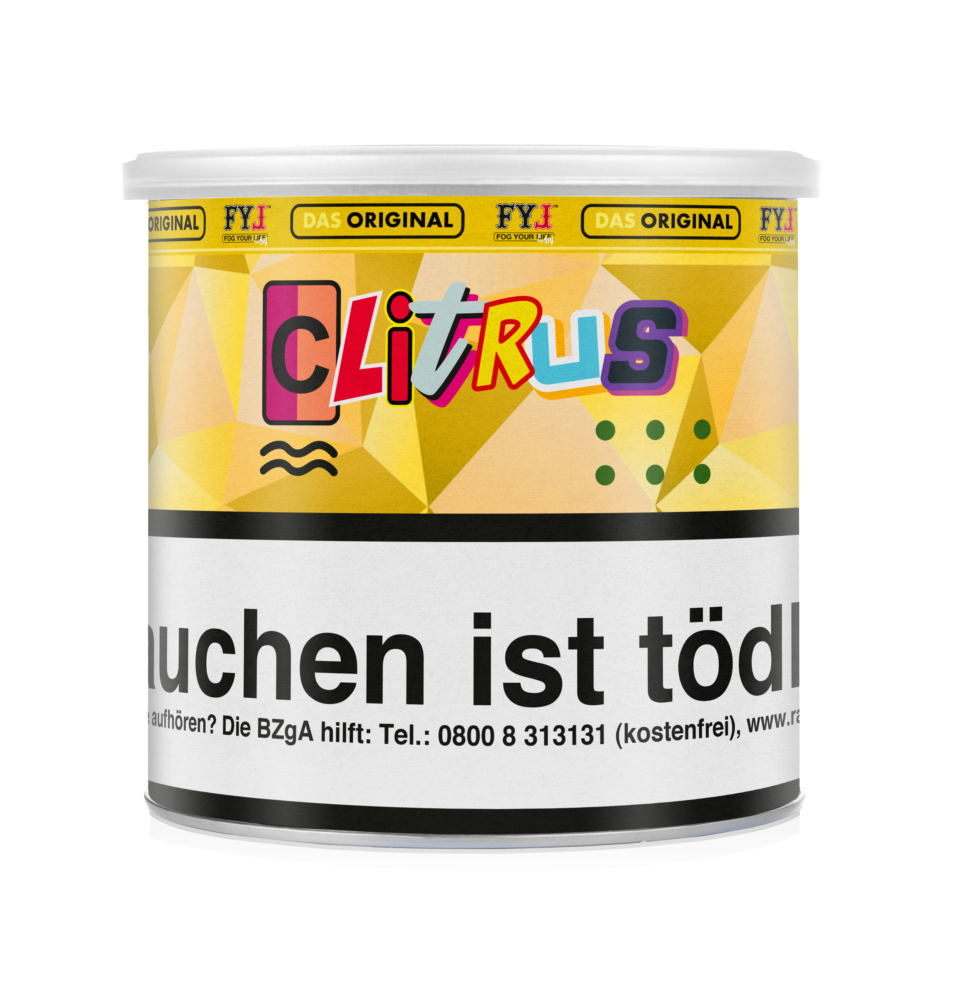 Fog Your Law - Dry Base mit Aroma - Clitrus - 70 g - 2 Komponenten L&ouml;sung Tabak - mit versteuertem Glycerin 200 g Mischen 2