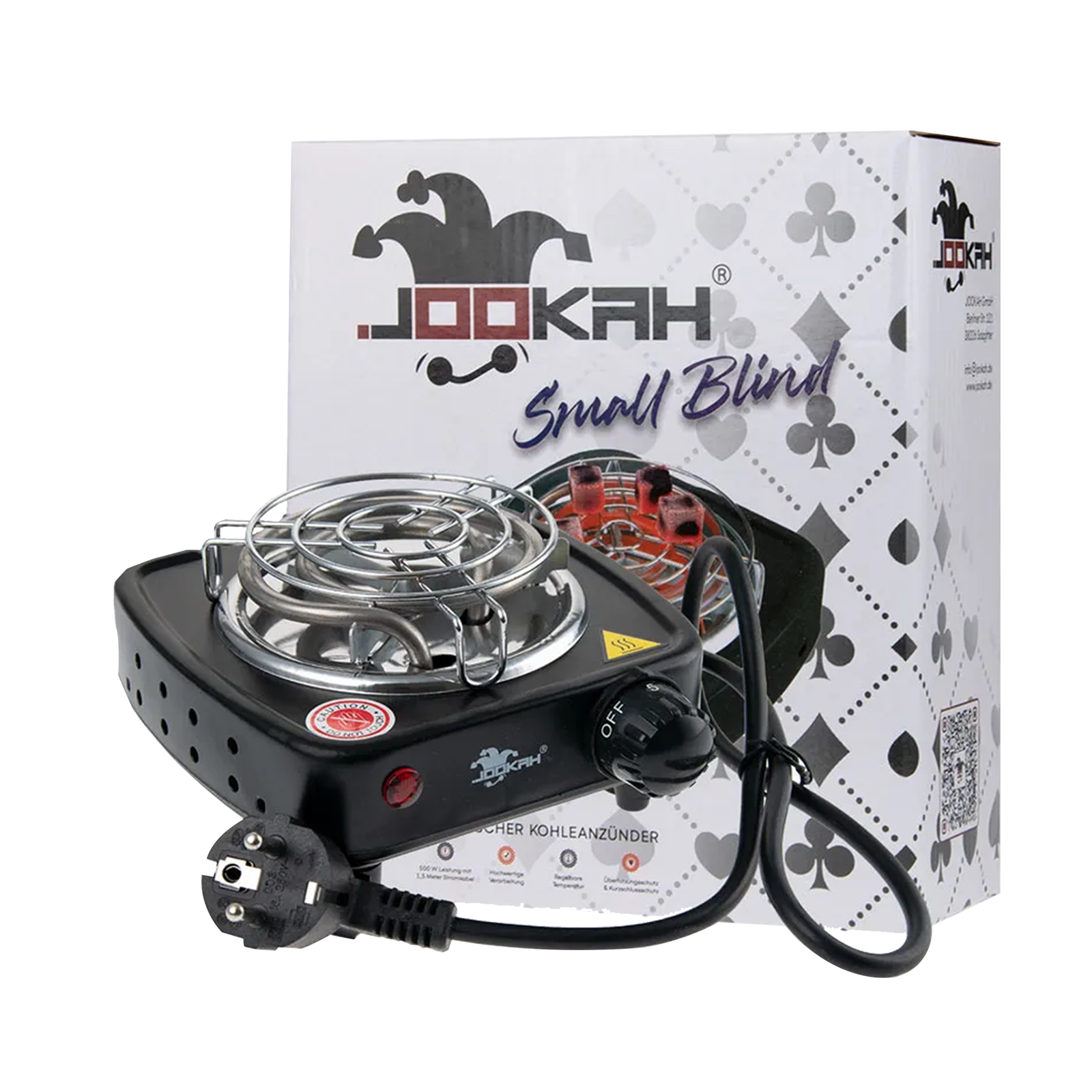 Jookah - Charcoal Burner - Small Blind - 500 W 2