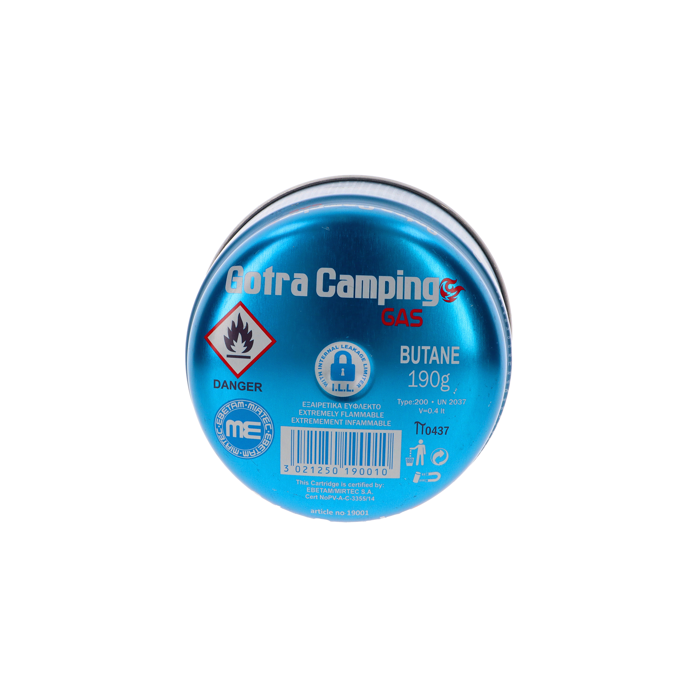 Gotra - Camping - Gas - cartridge - 190 g