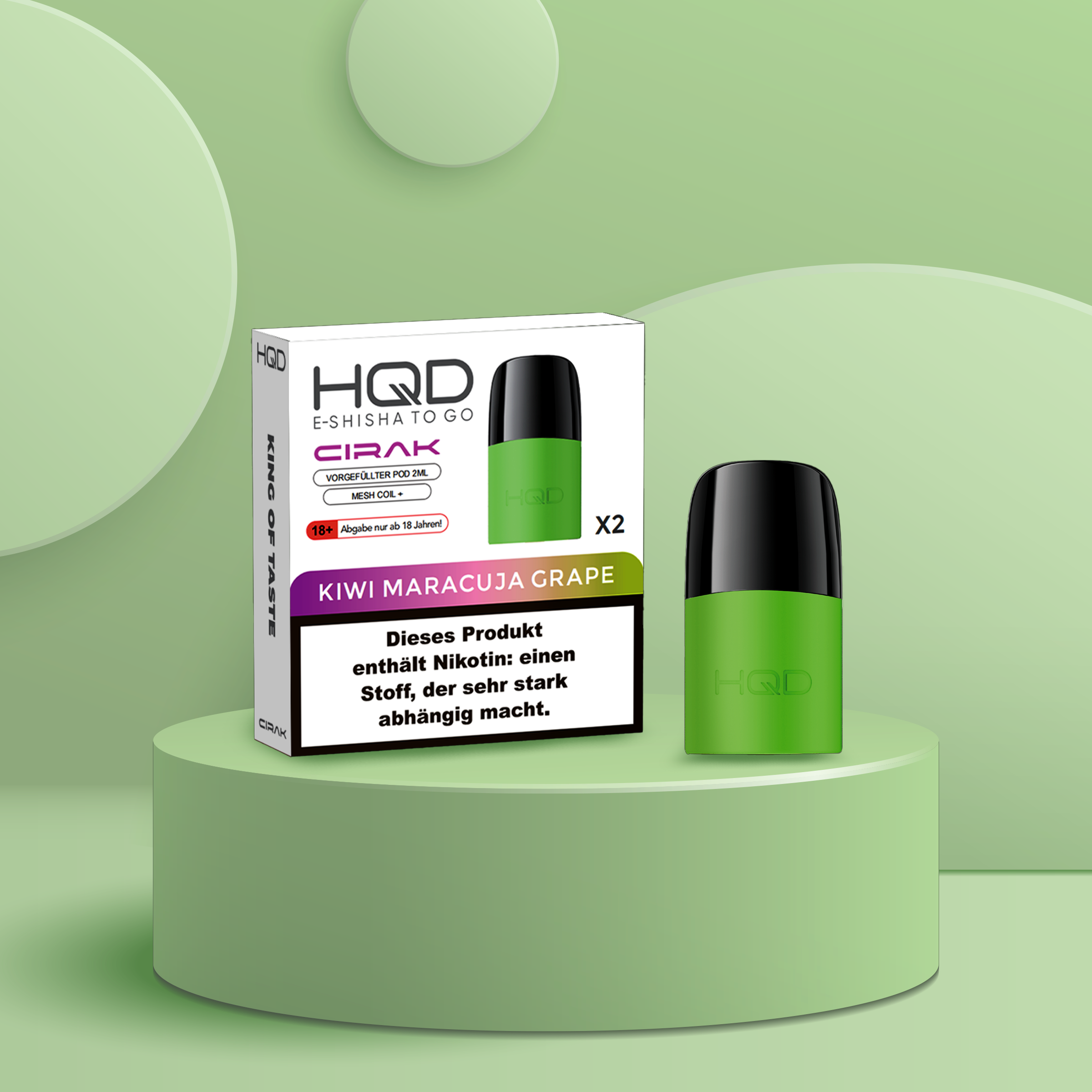 HQD - Cirak - Prefilled Pod - Kiwi Maracuja Grape | E-Liquid günstig kaufen3