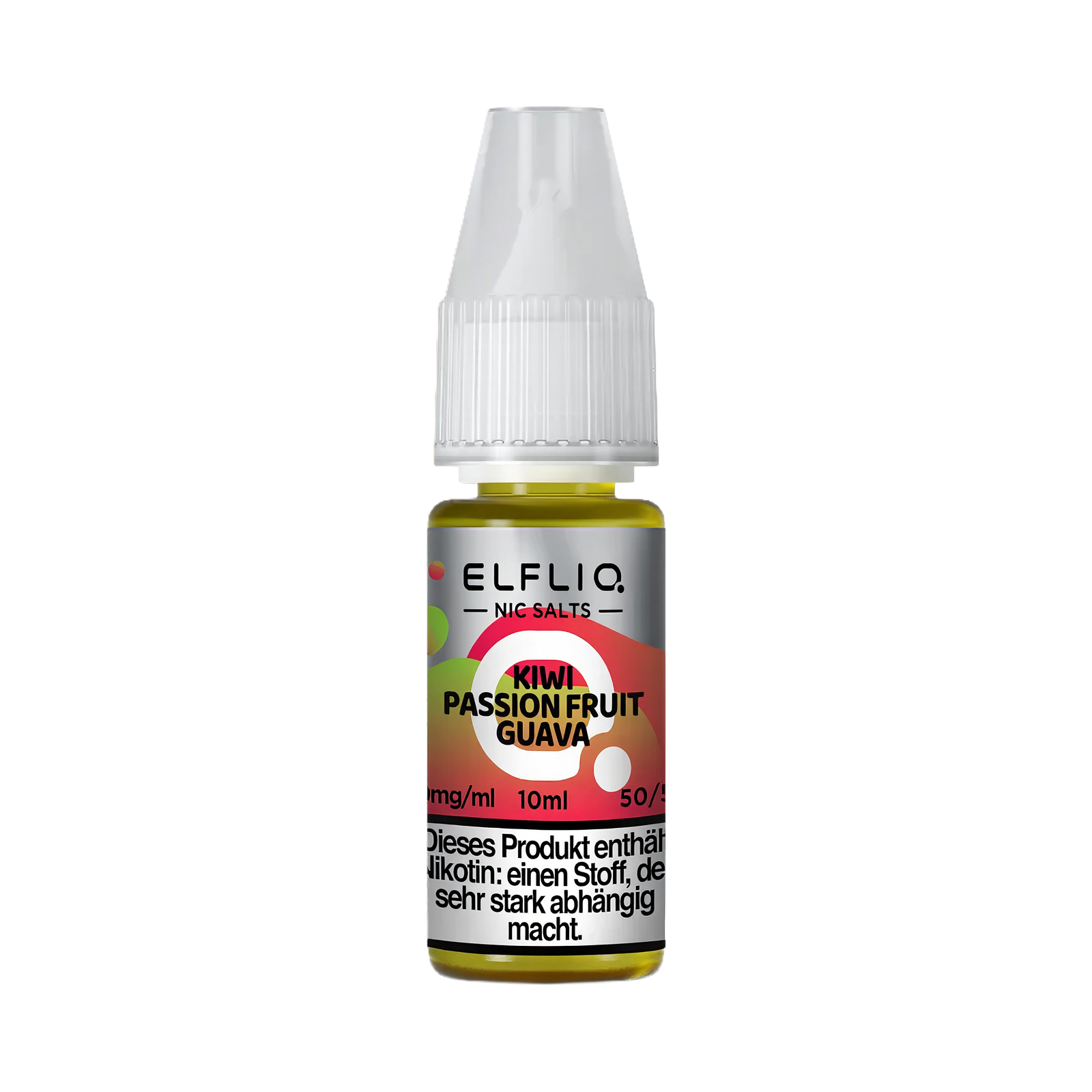 Elf Bar - ElfliQ - E-Liquid - Nicotine Salt - Kiwi Passion Fruit Guava - 20 mg