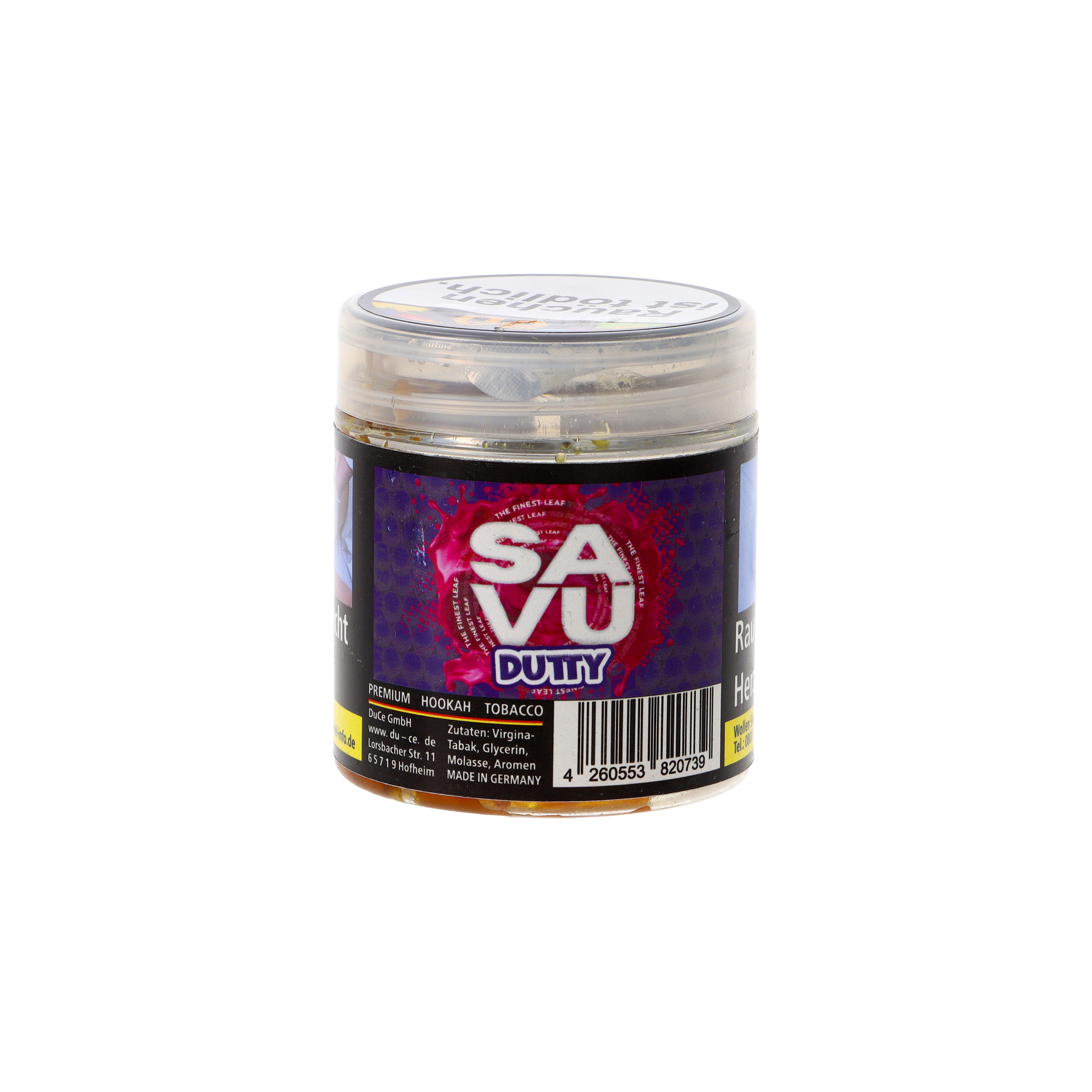 Savu Dutty 25g Shisha Tabak Online Kaufen