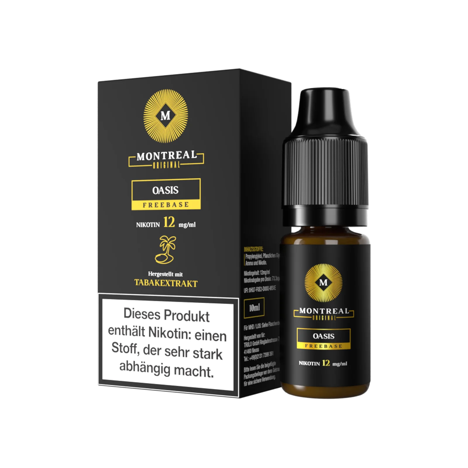 Montreal - Nikotinsalz Liquid - Oasis - 10 ml - 12 mg 1