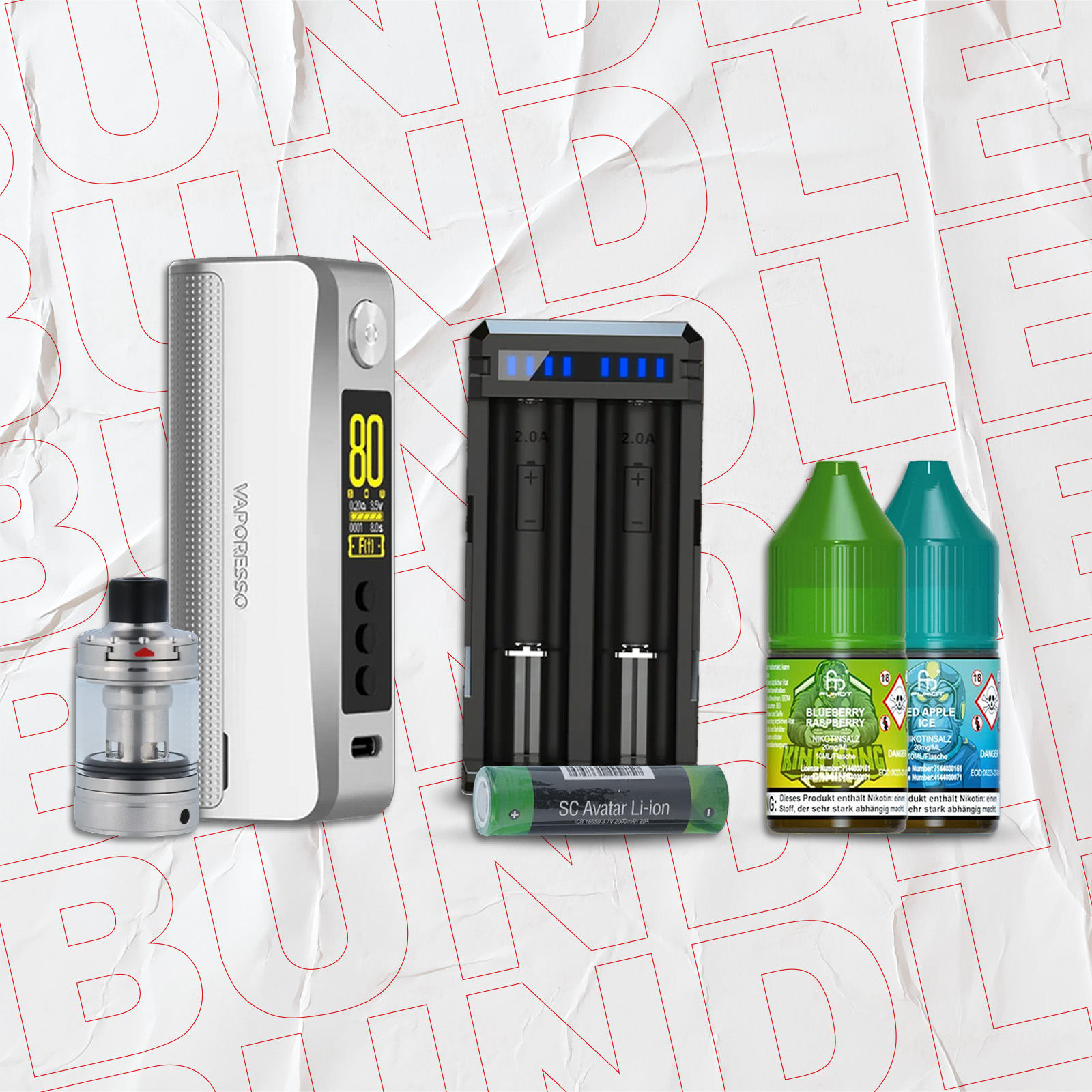 Vaporesso Gen 80S Set - Silber Vape Set günstig  1