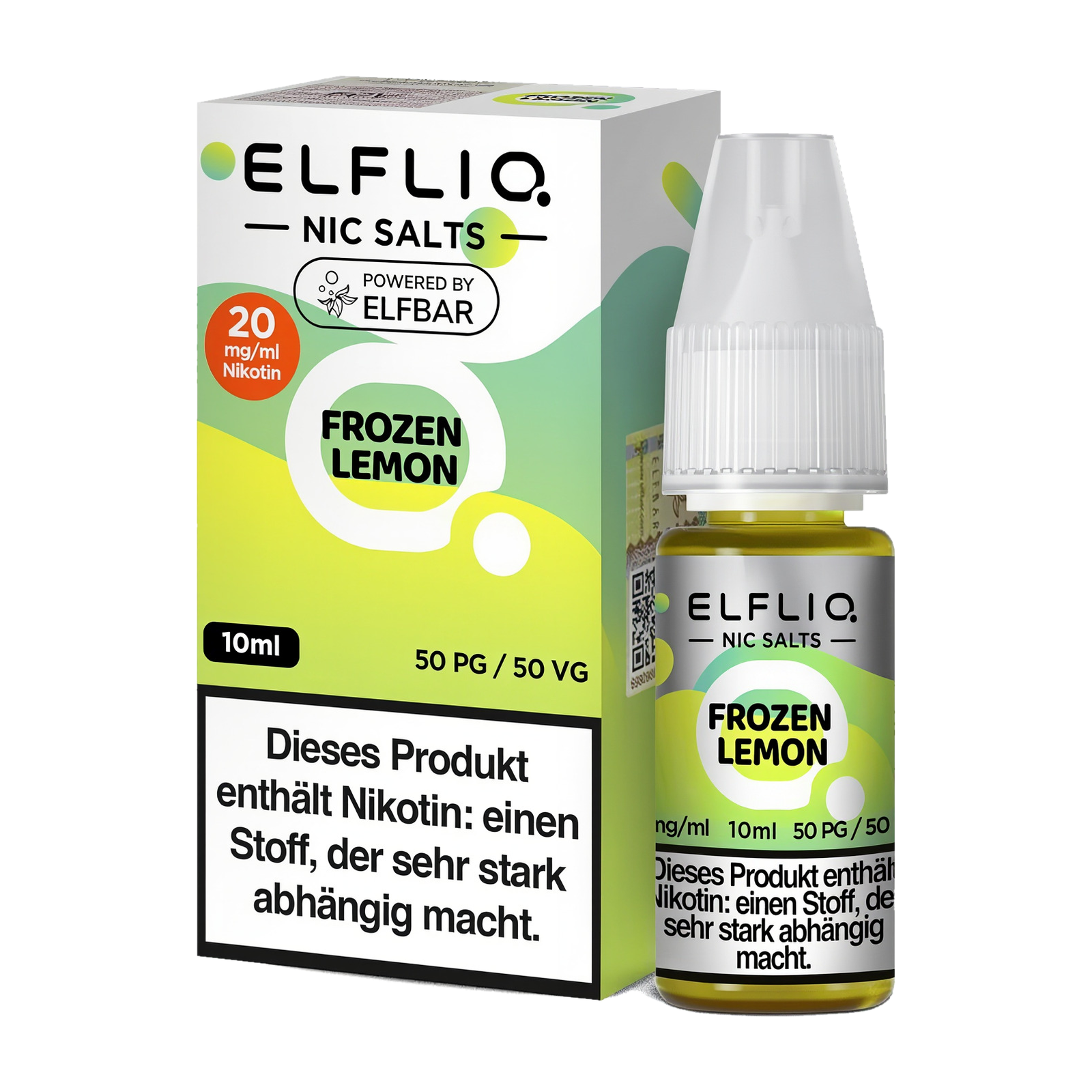 Elf Bar - ElfliQ - E-Liquid - Nicotine Salt - Frozen Lemon - 20 mg