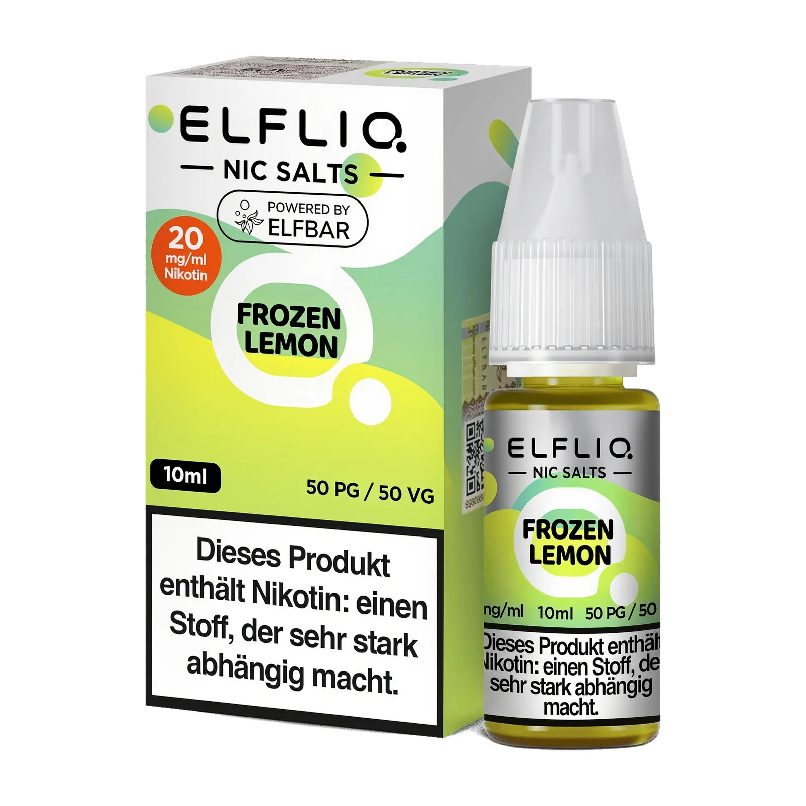 Elf Bar - ElfliQ - E-Liquid - Nicotine Salt - Frozen Lemon - 20 mg