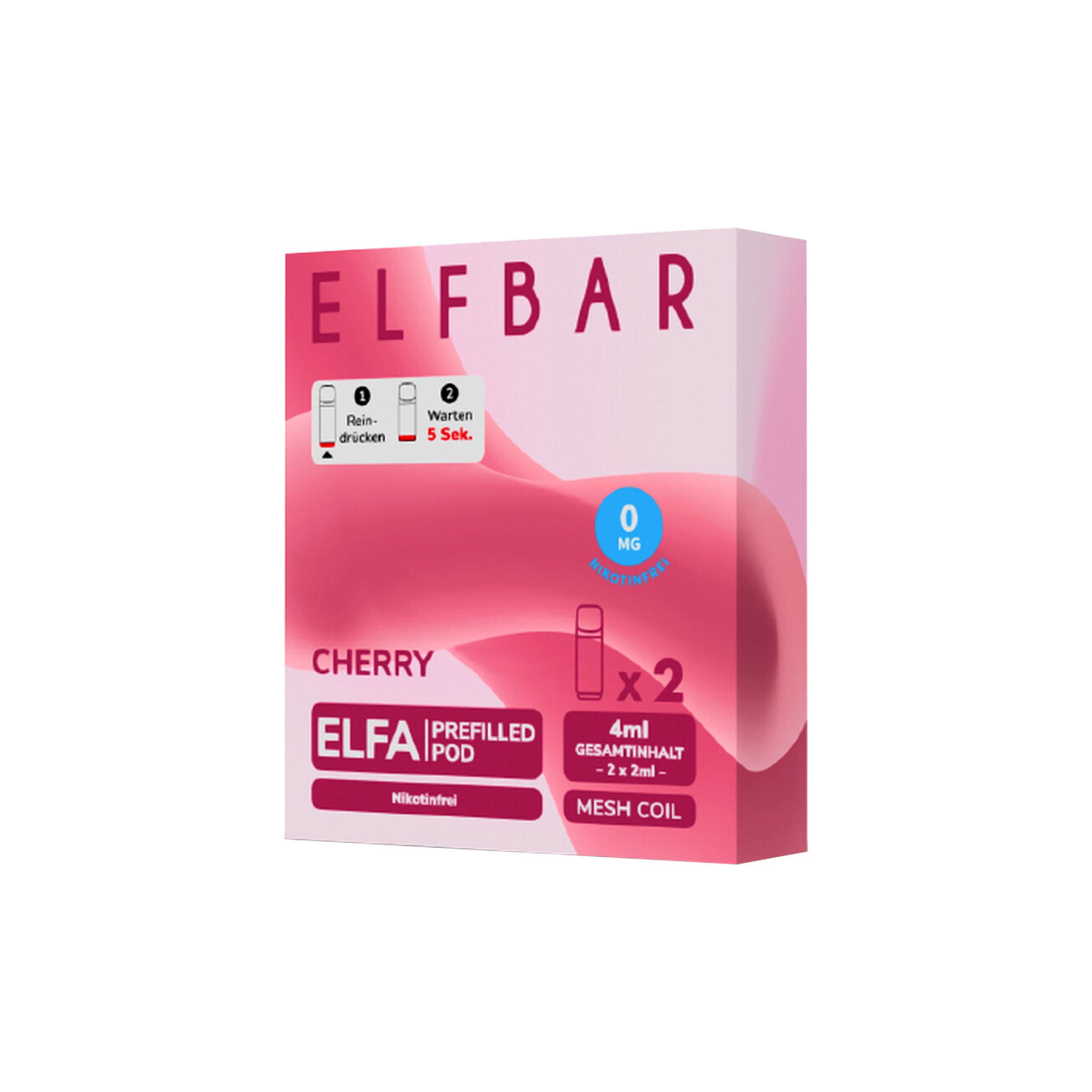 Elf Bar ELFA CP Cherry Candy Nikotinfrei | Prefilled Pods g&uuml;nstig bestellen 1