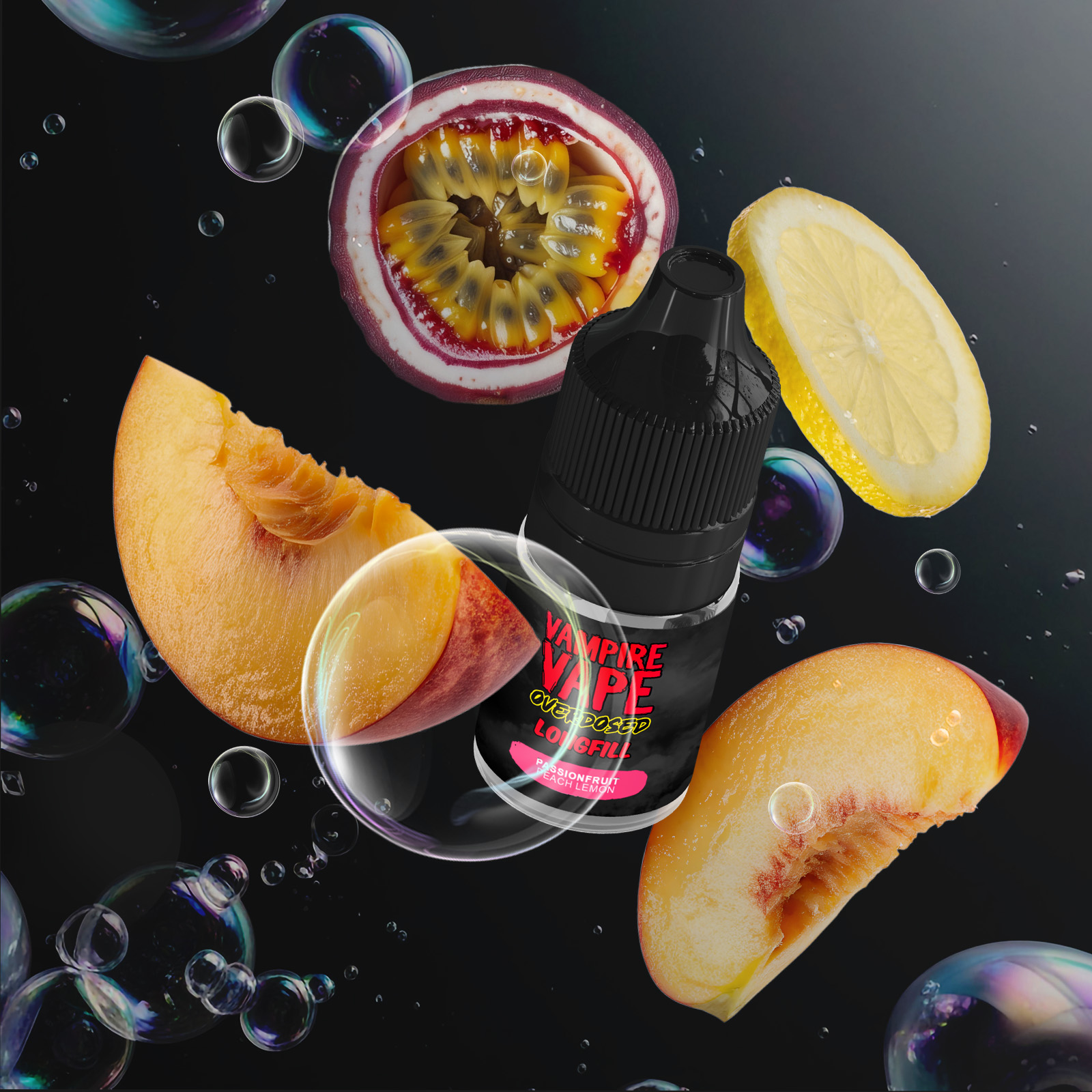 Vampire Vape Overdosed 10 ml - Peach Pineapple Watermelon &ndash; 10 mg 1