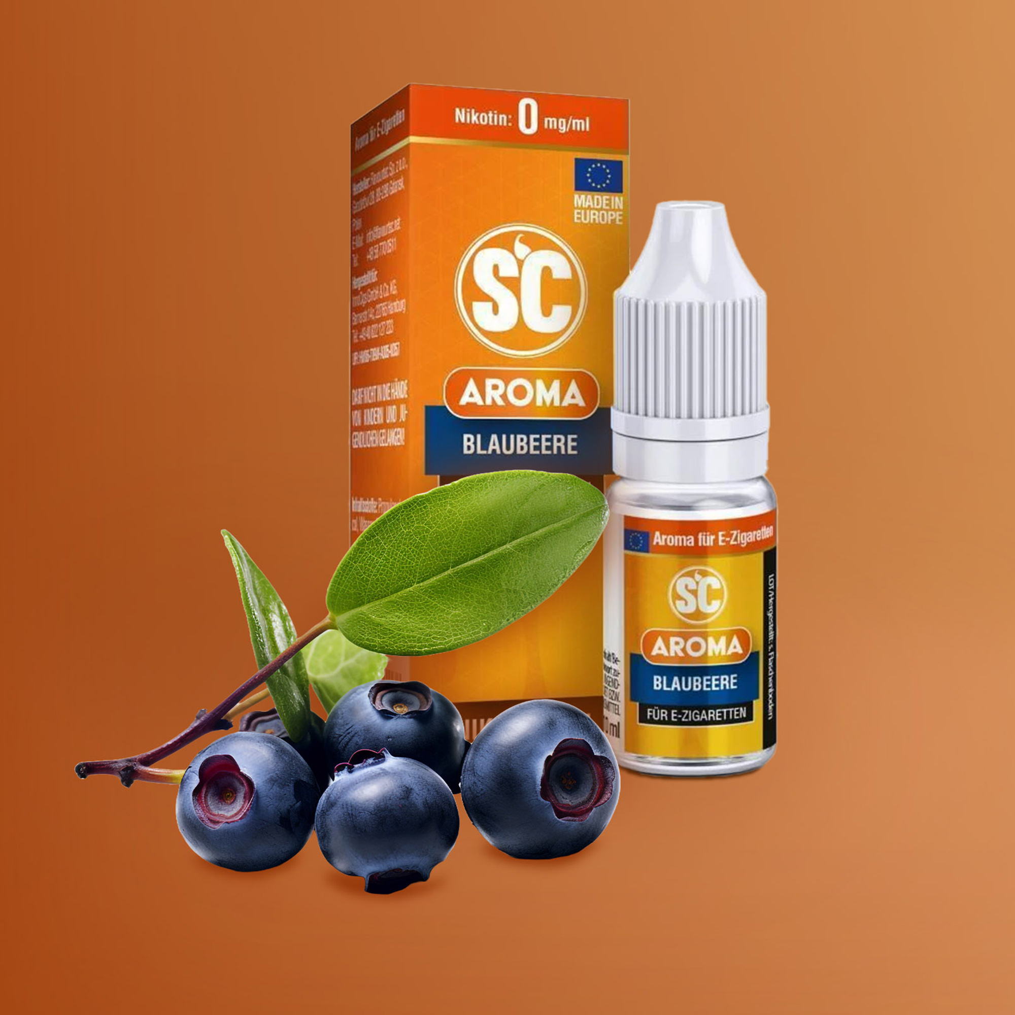 Blaubeere Aroma 10 ml von SC für Shake and Vape E-Liquid 1