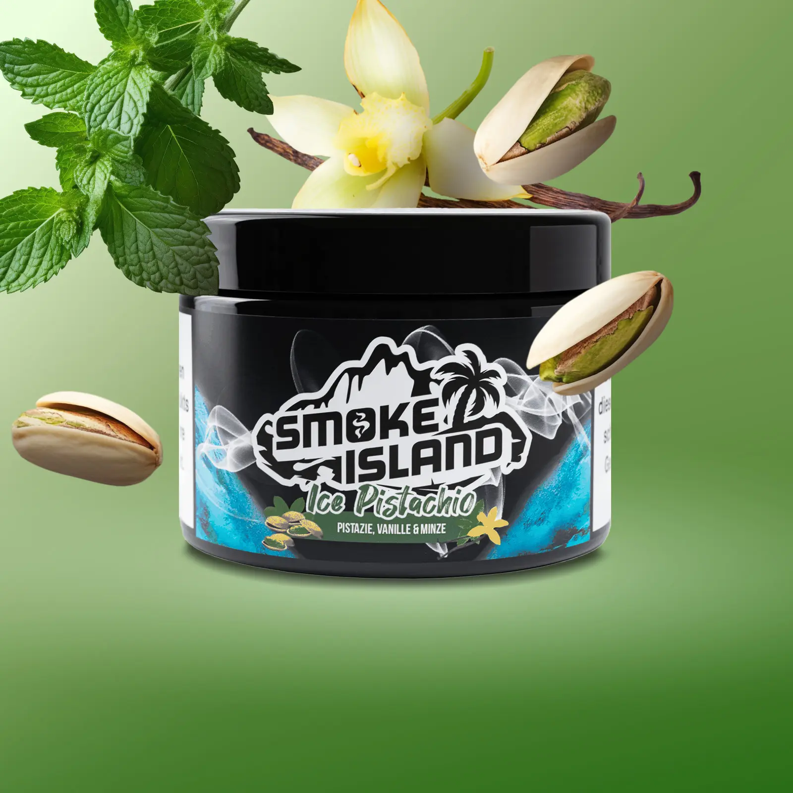 Smoke Island - nikotinfrei - Ice Pistachio - 200 g  1