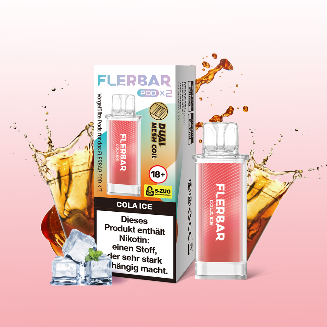 Flerbar Prefilled Pod Cola Ice 20 mg | G&uuml;nstig Online 1